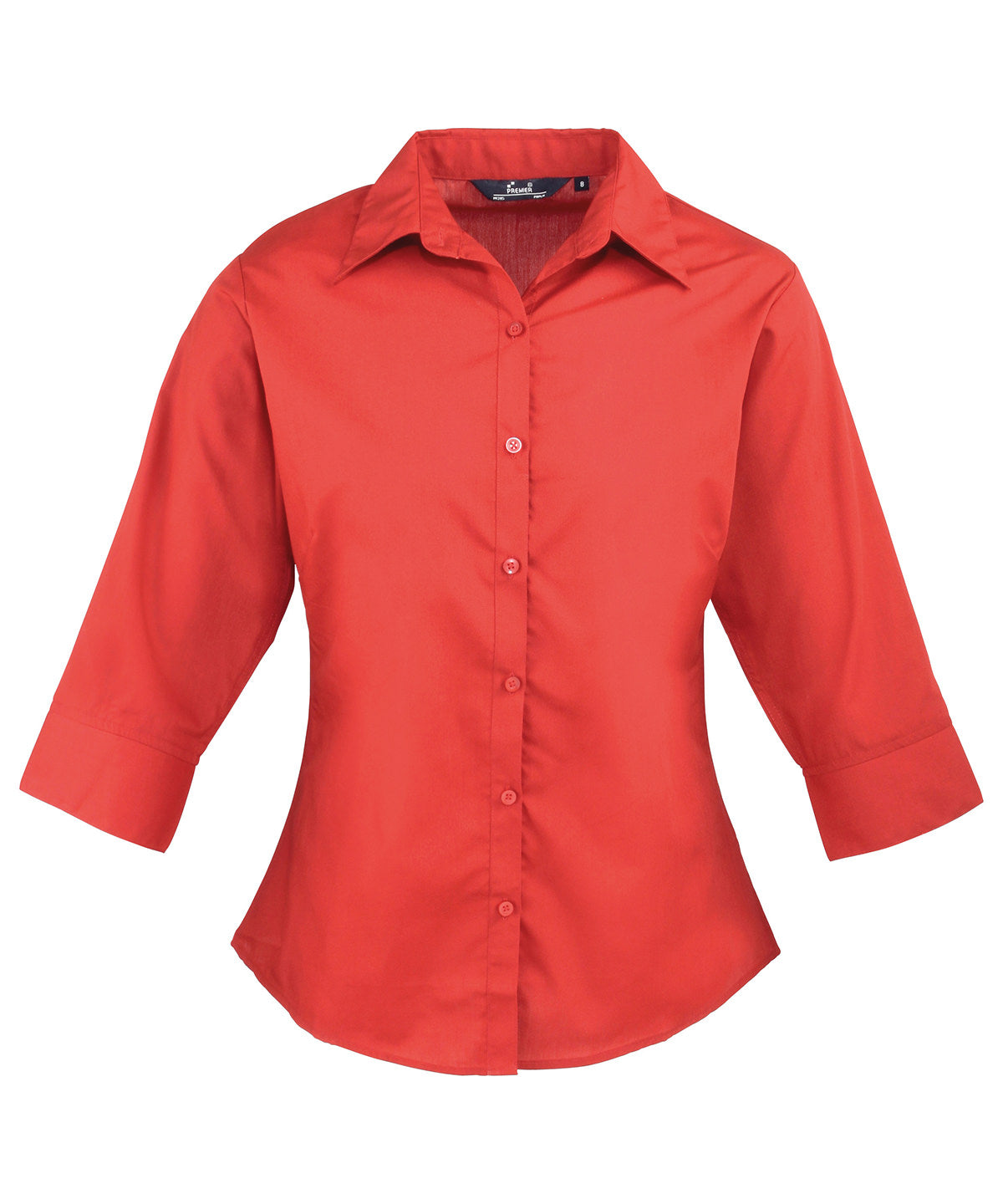 Premier Women's ¾ sleeve poplin blouse, image 5