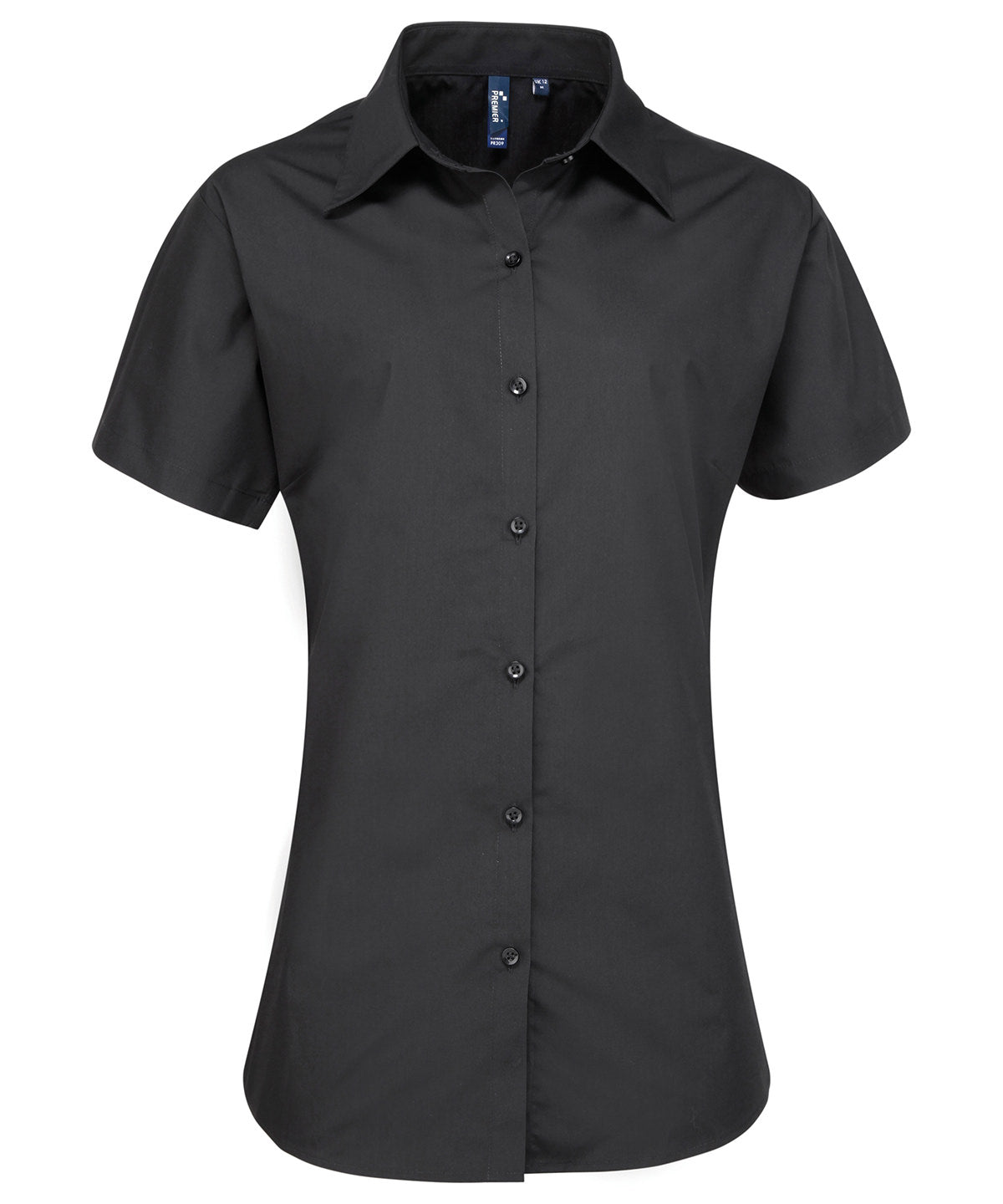 Premier Women's supreme poplin short sleeve shirt, image 2
