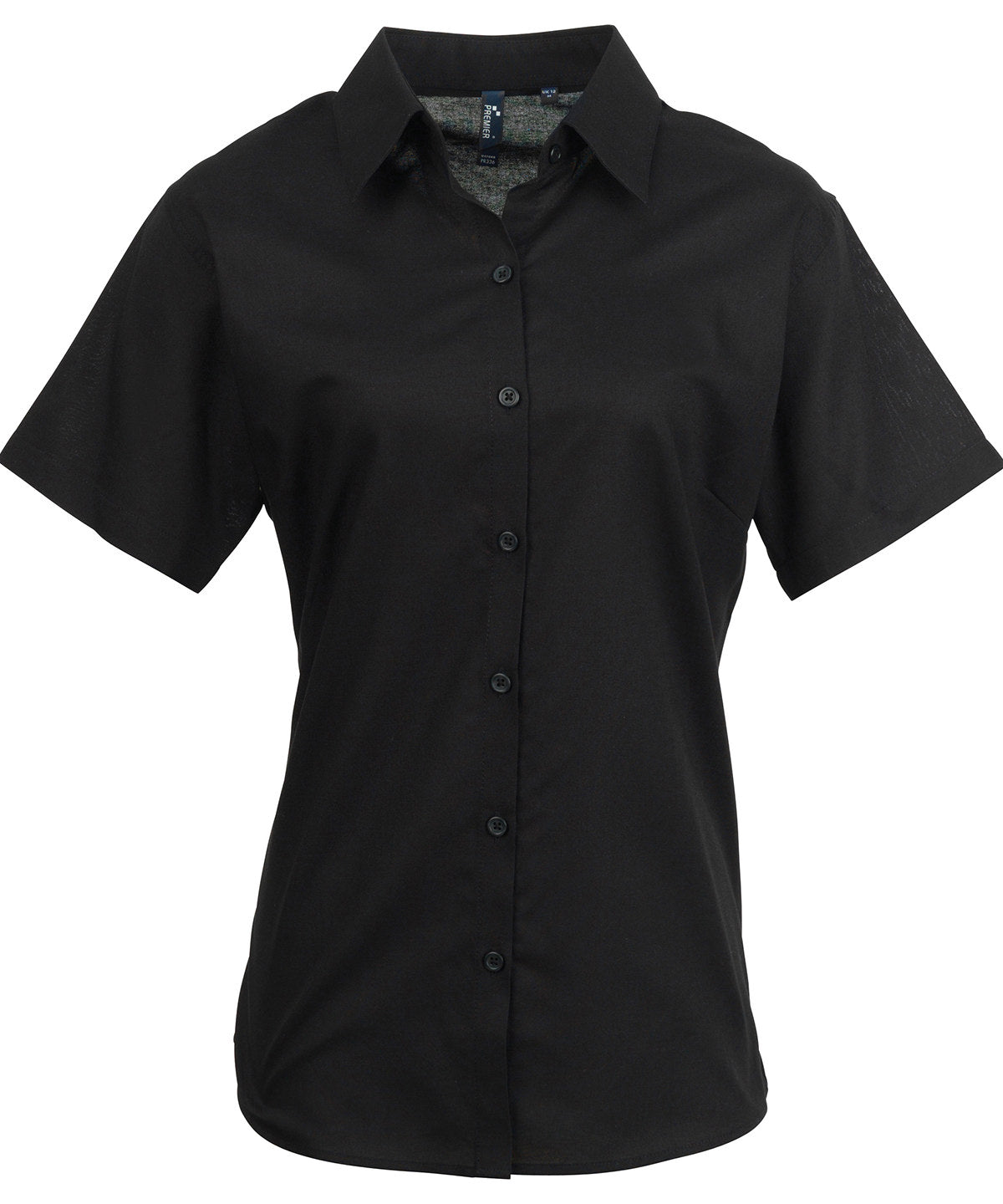 Premier Women's signature Oxford short sleeve shirt, main product image