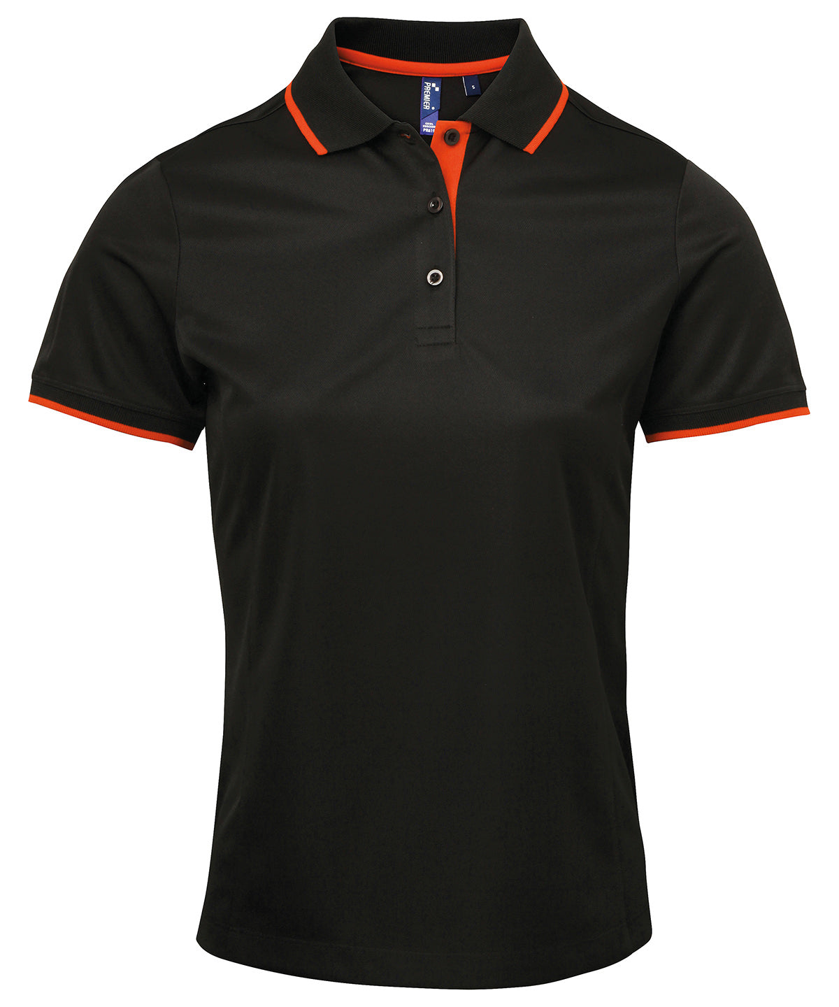 Premier Women's contrast Coolchecker polo, image 3