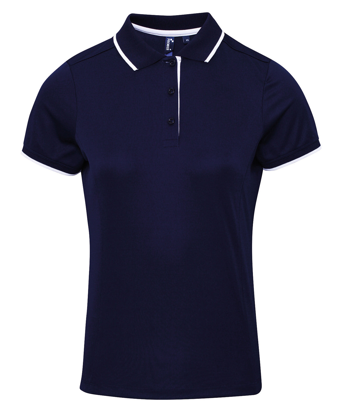 Premier Women's contrast Coolchecker polo, image 9