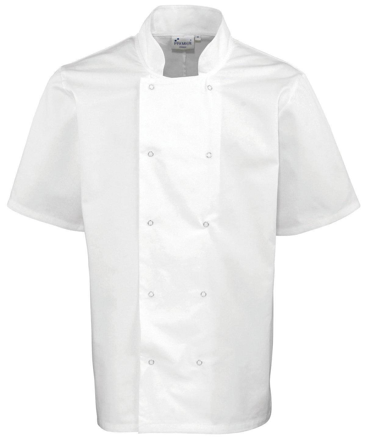 Premier Studded front short sleeve chef's jacket, image 3