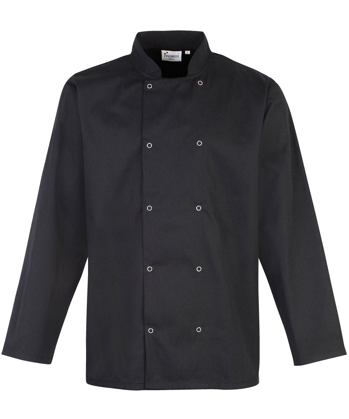 Premier Studded front long sleeve chef's jacket, image 3