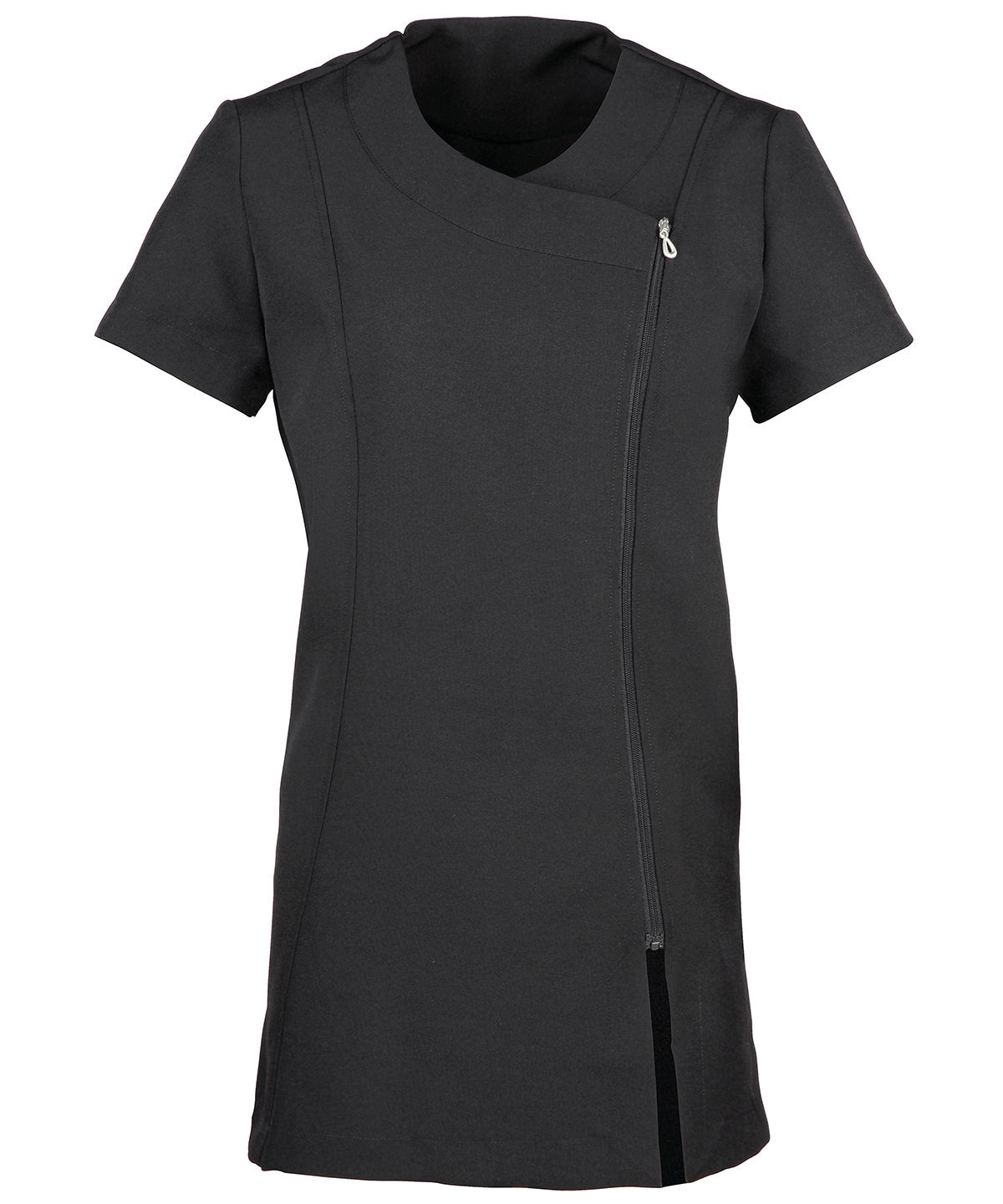Premier Camellia beauty and spa tunic in Black, image 2