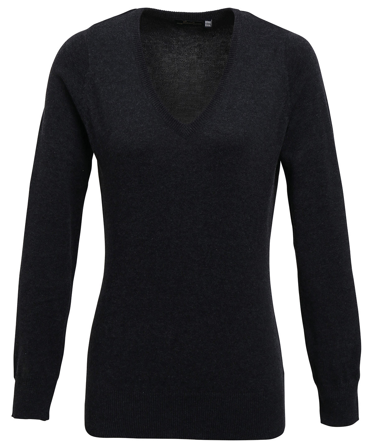Premier Women's v-neck knitted sweater, image 4