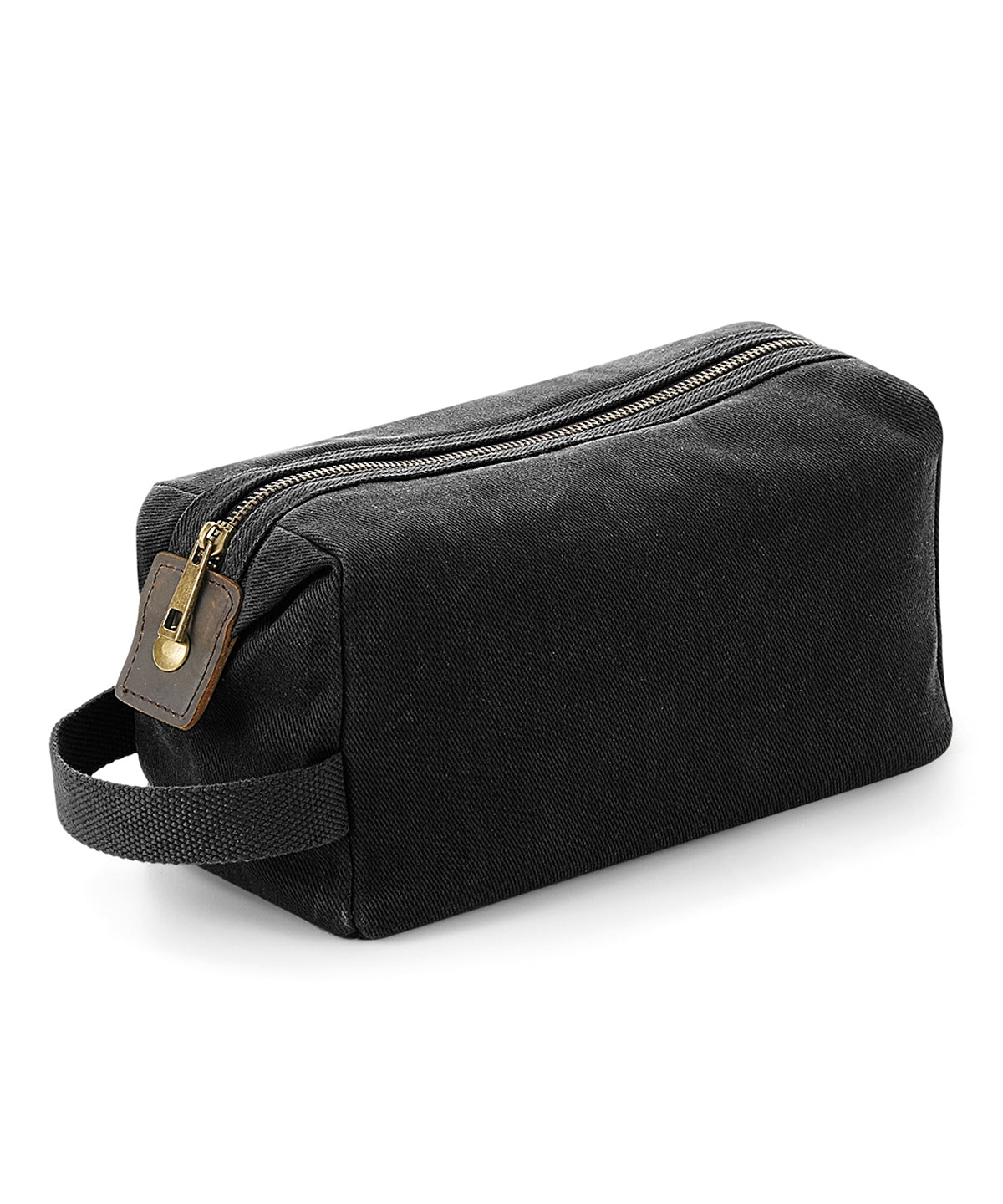 Quadra Heritage waxed canvas wash bag, image 2