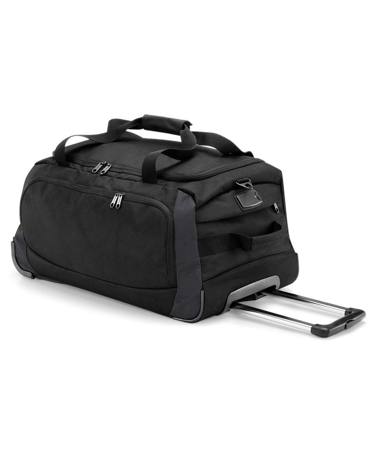 Quadra Tungsten wheelie travel bag in Black/Dark Graphite, image 2