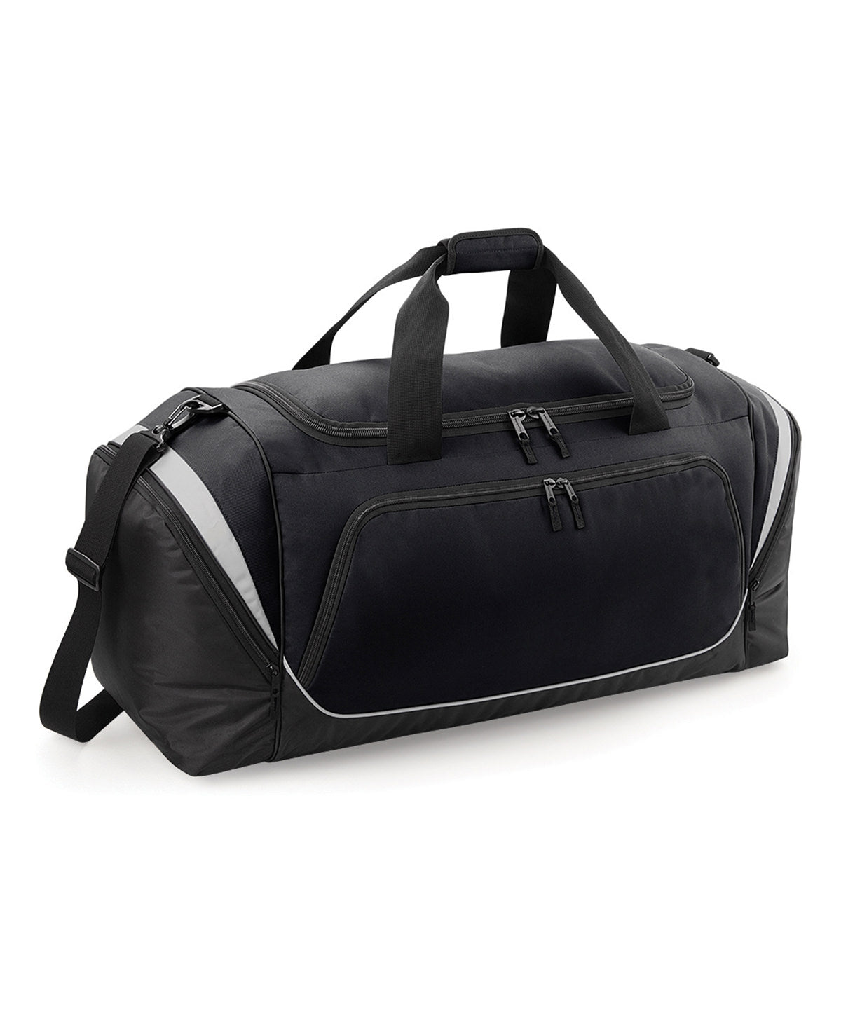 Quadra Pro team jumbo kit bag in Black/Light Grey, image 2