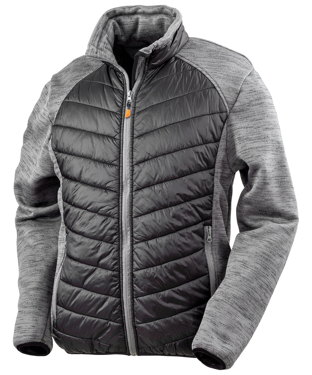Result Workguard Elevator jacket in Black/Grey Marl, image 2
