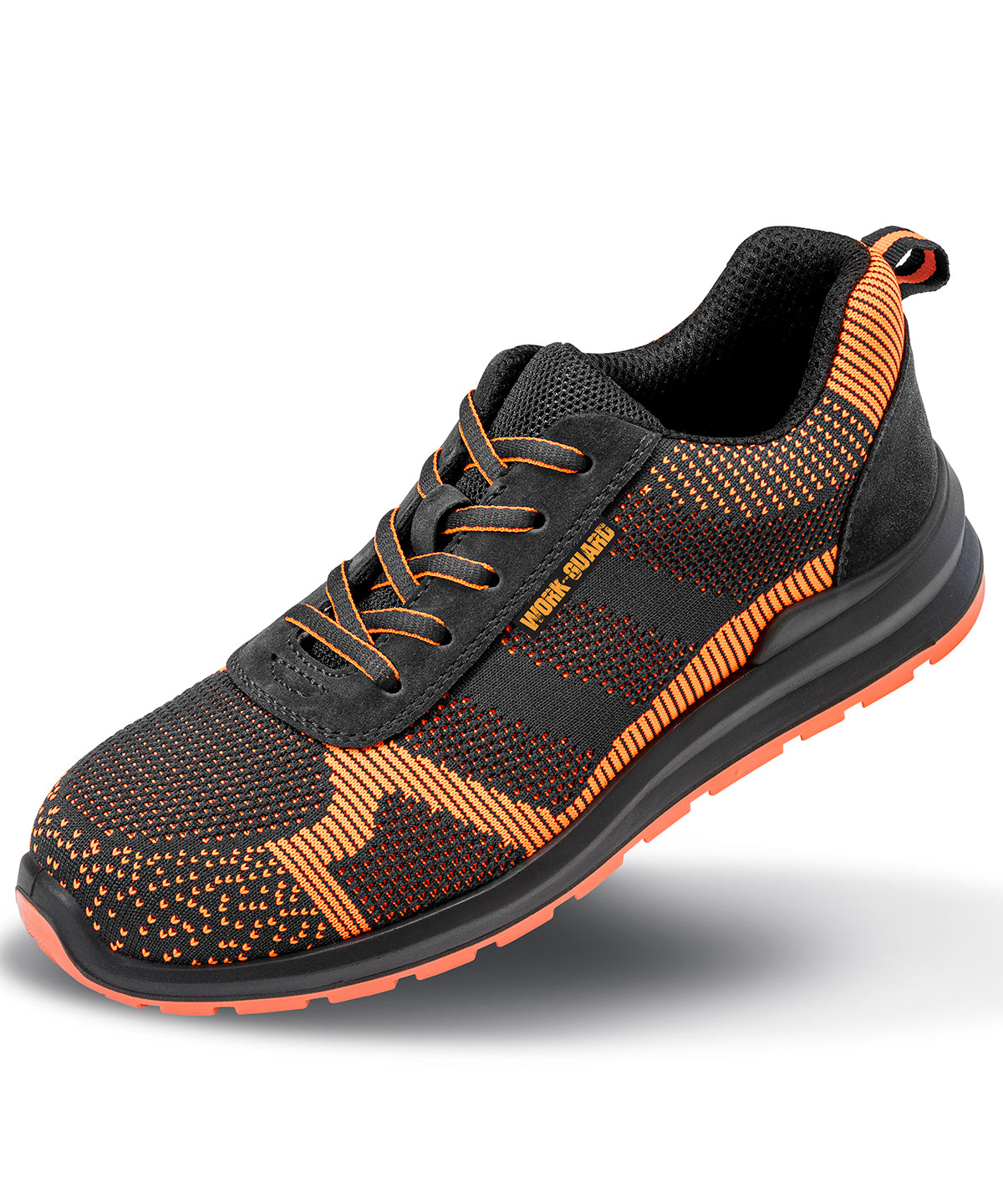 Result Workguard Hardy safety trainer in Black/Orange, image 2