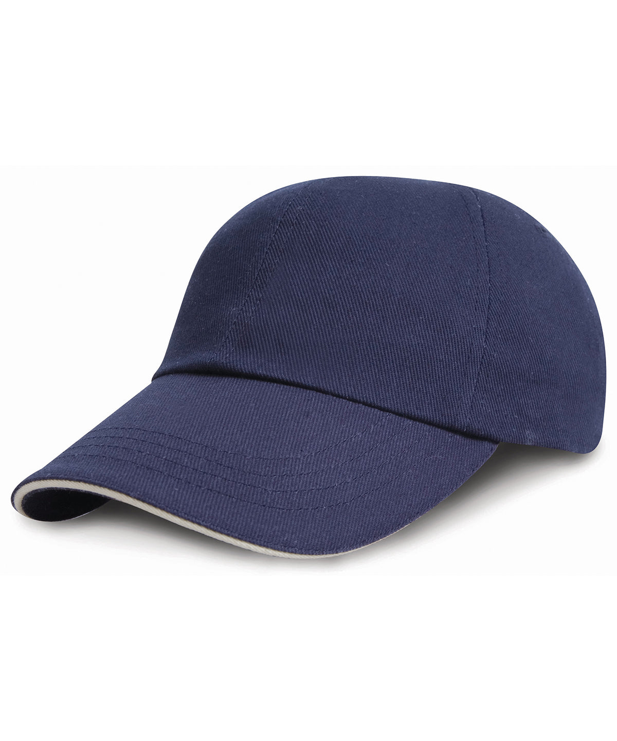 Result Headwear Low-profile heavy brushed cotton cap with sandwich peak, image 4