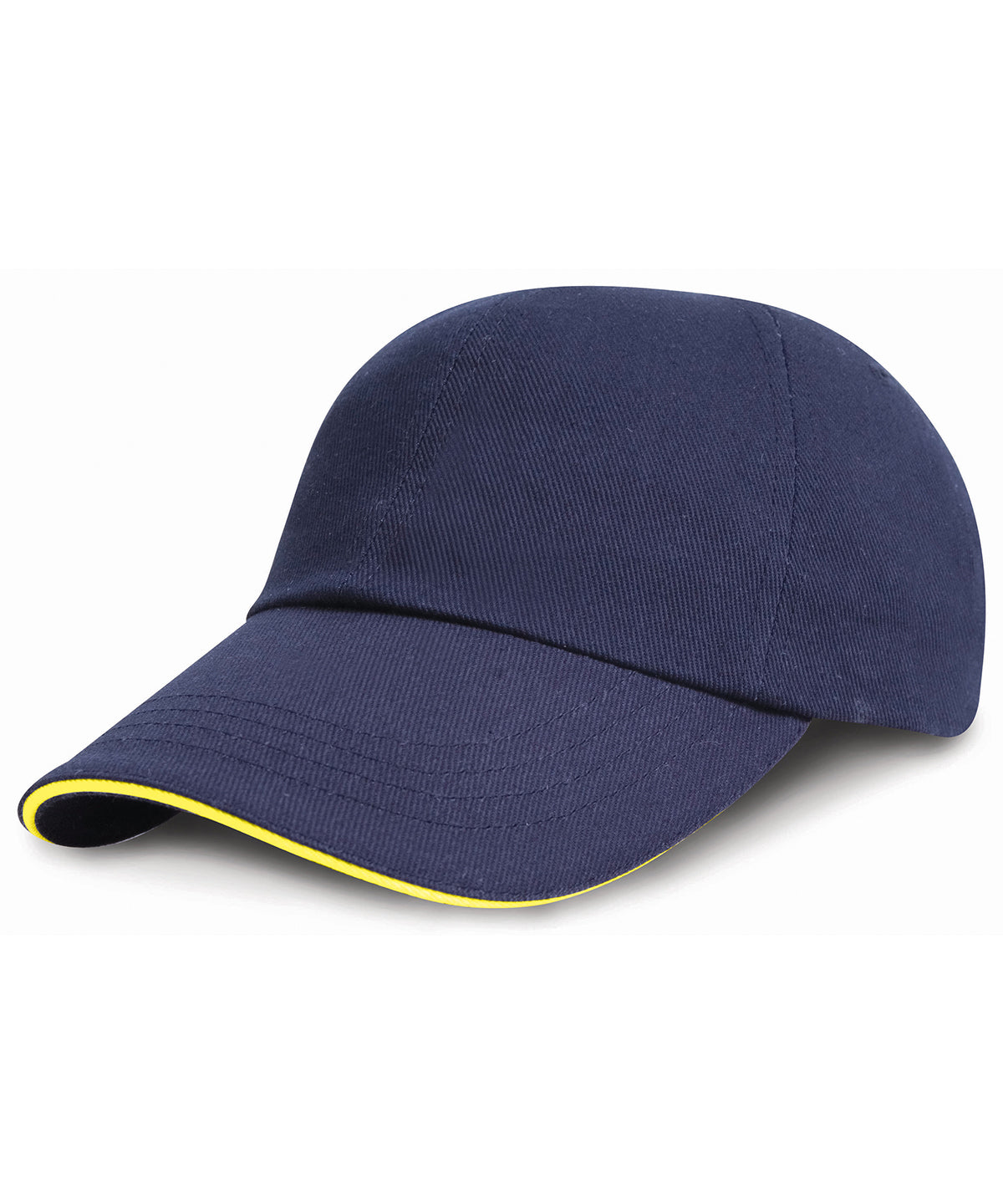 Result Headwear Low-profile heavy brushed cotton cap with sandwich peak, image 5
