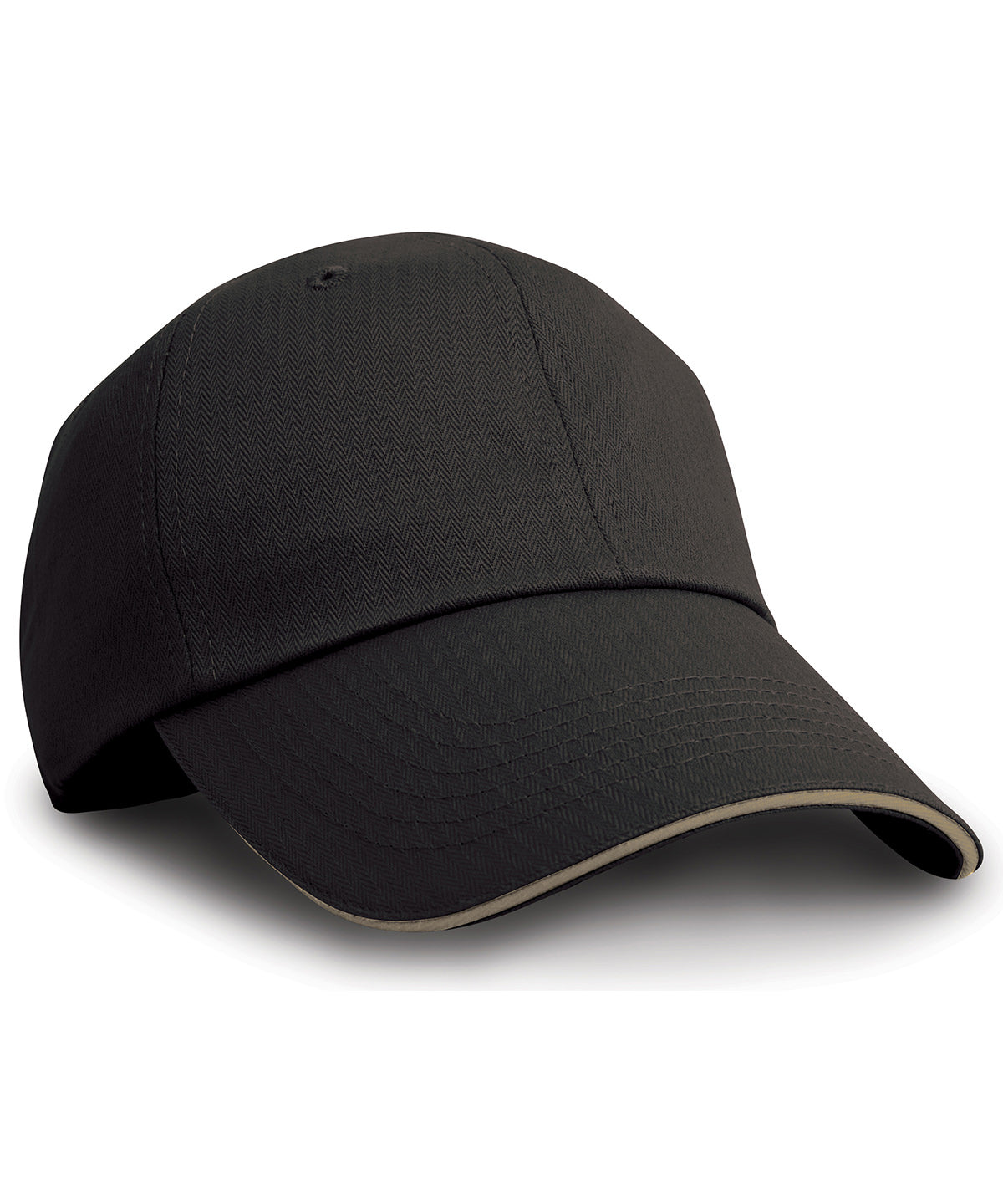 Result Headwear Herringbone cap with sandwich peak, image 2