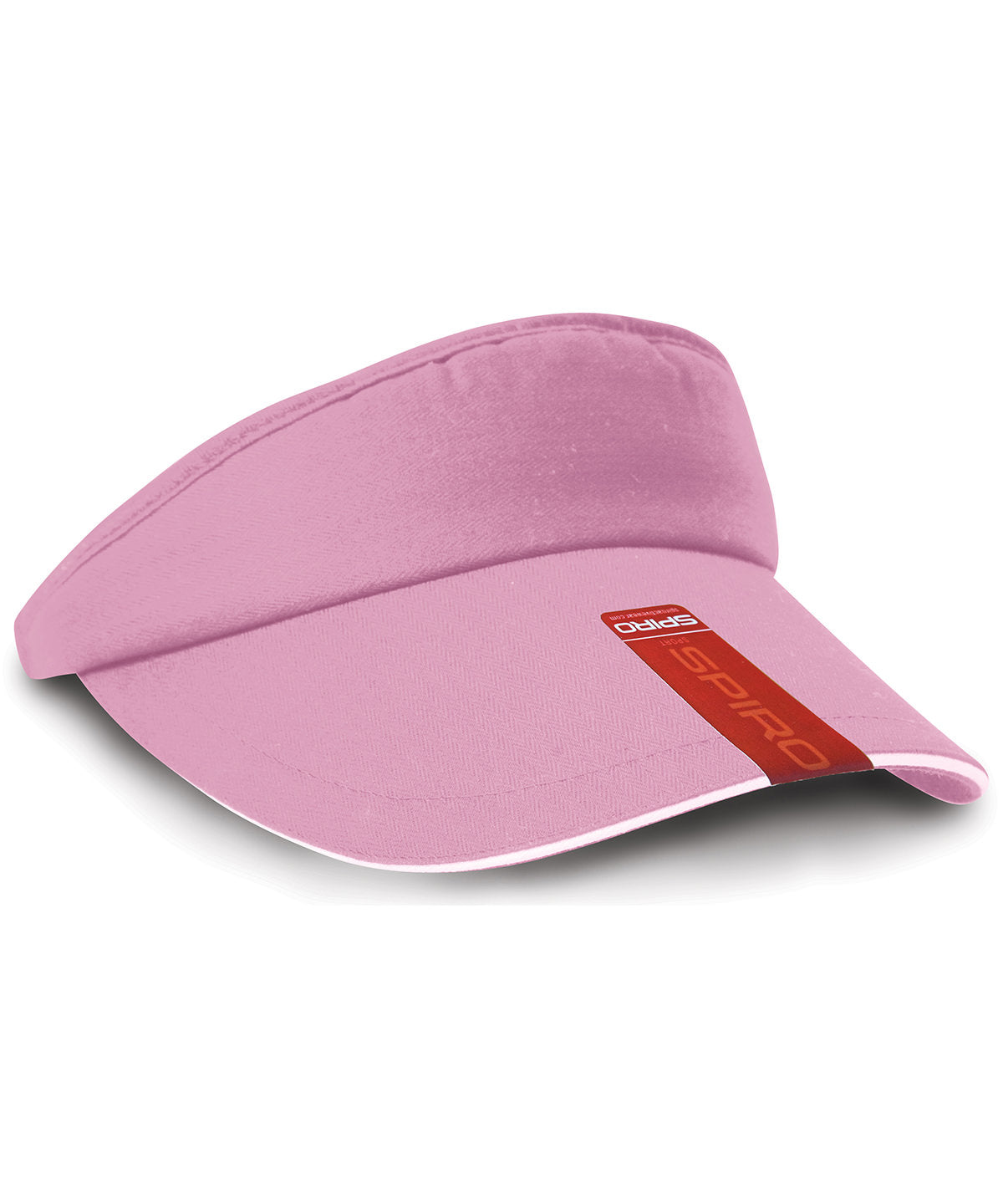 Result Headwear Herringbone sun visor with sandwich peak, image 3