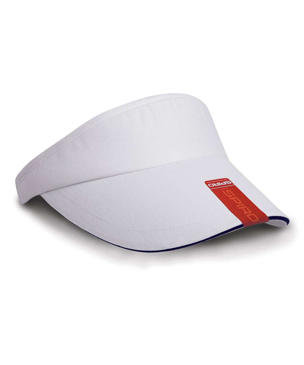 Result Headwear Herringbone sun visor with sandwich peak, image 4