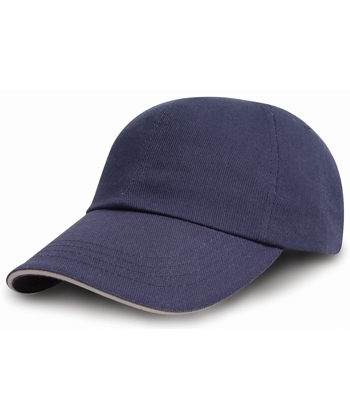 Result Headwear Brushed coton printers/embroiderers cap with sandwich peak, image 5