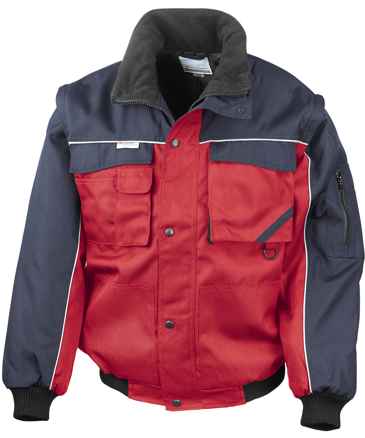 Result Workguard Work-Guard zip sleeve heavy-duty pilot jacket, image 4