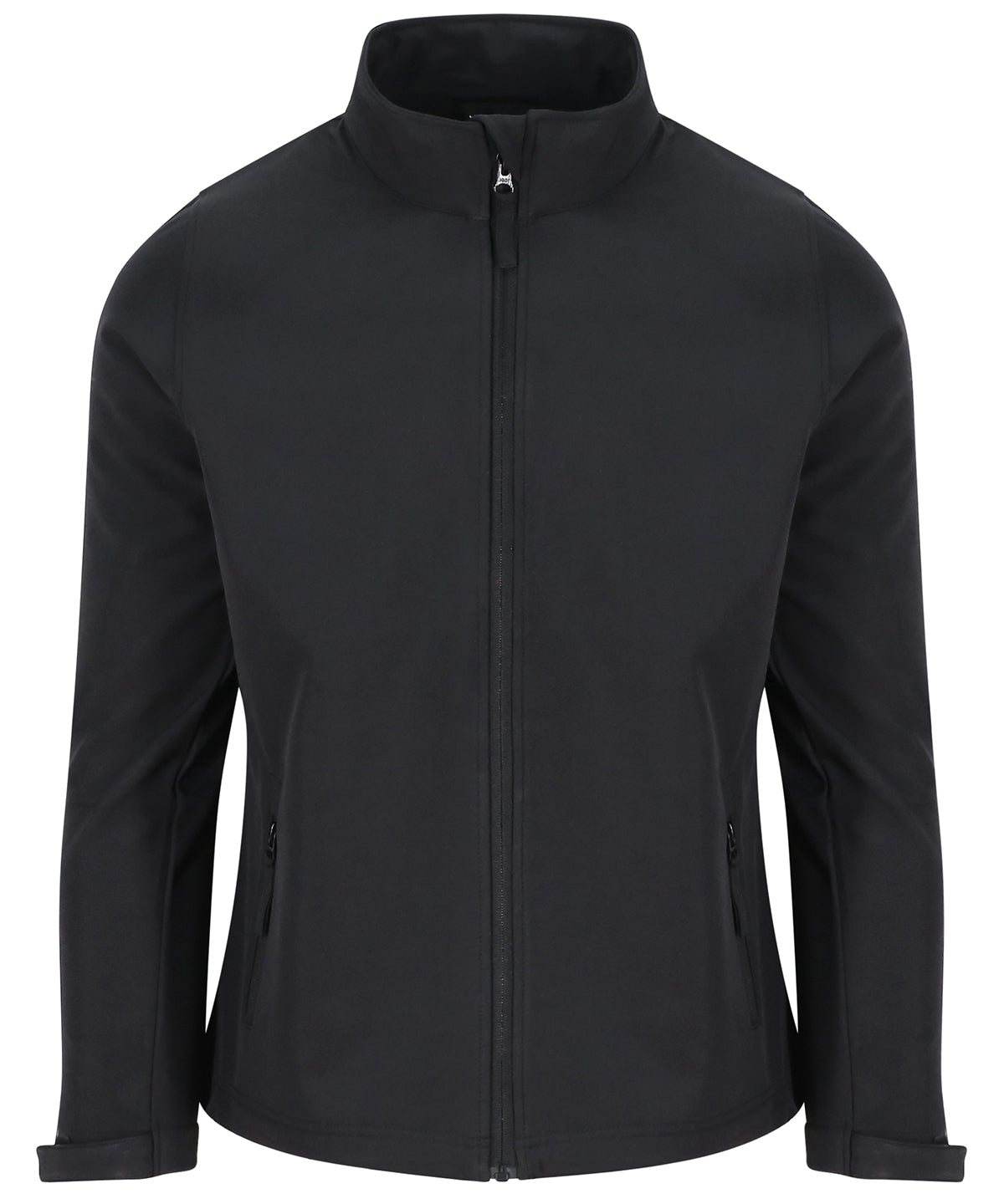 ProRTX Women's Pro 2-layer softshell jacket in Black, front view