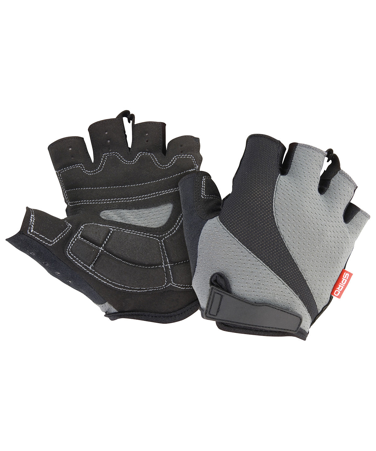 Spiro Short glove in Grey/Black, image 2