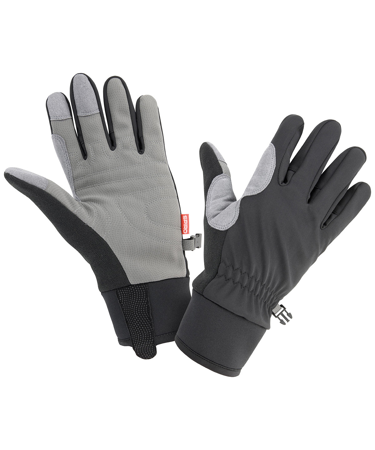 Spiro Long glove in Black/Grey, image 2