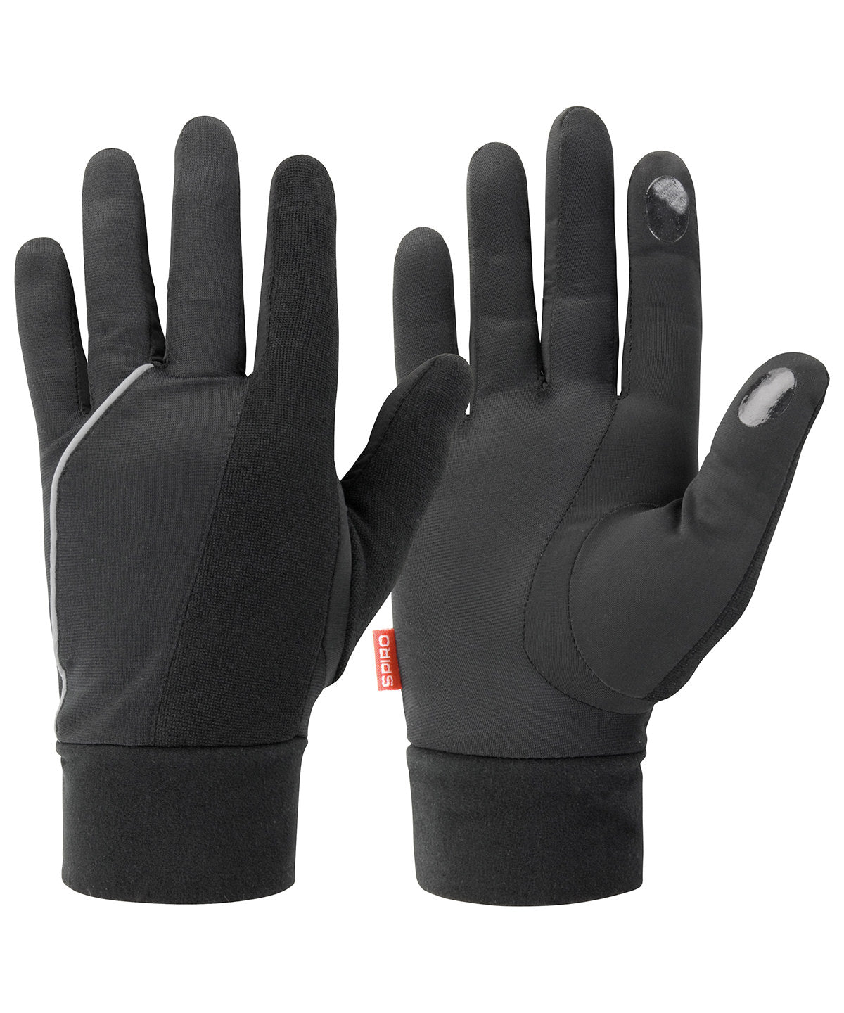 Spiro Elite running gloves in Black, image 2