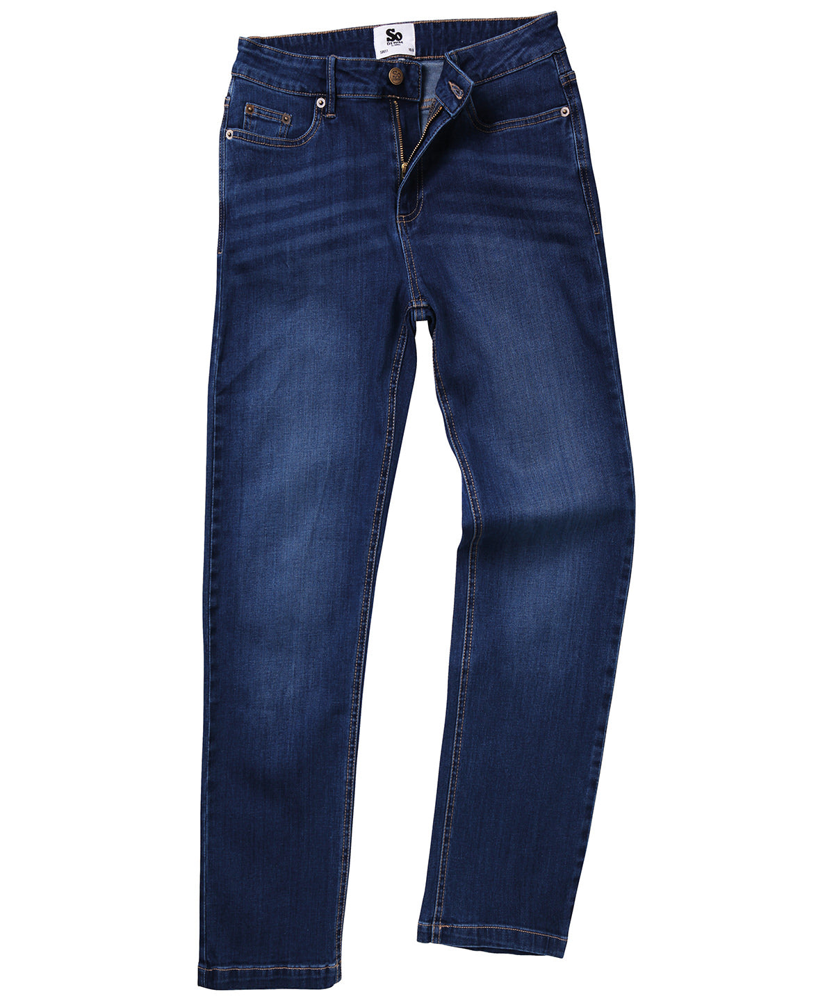 AWDis So Denim Women's Katy straight jeans, image 3