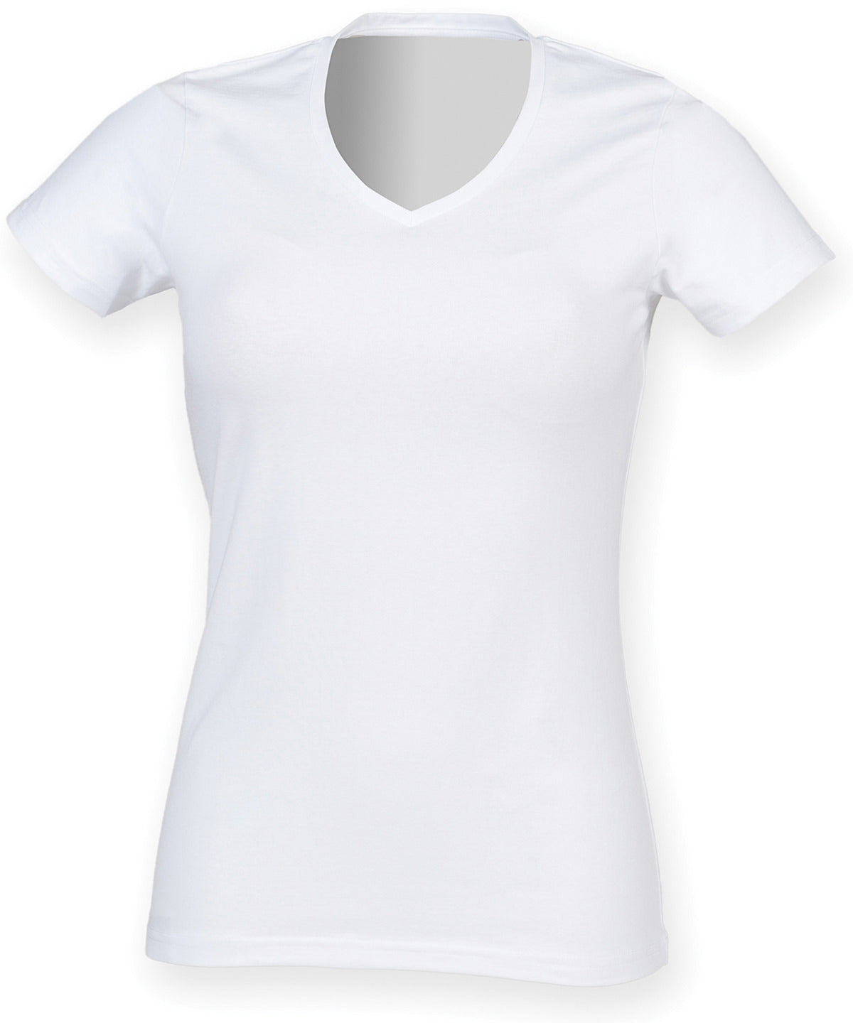 SF Feel good women's stretch v-neck t-shirt, image 3