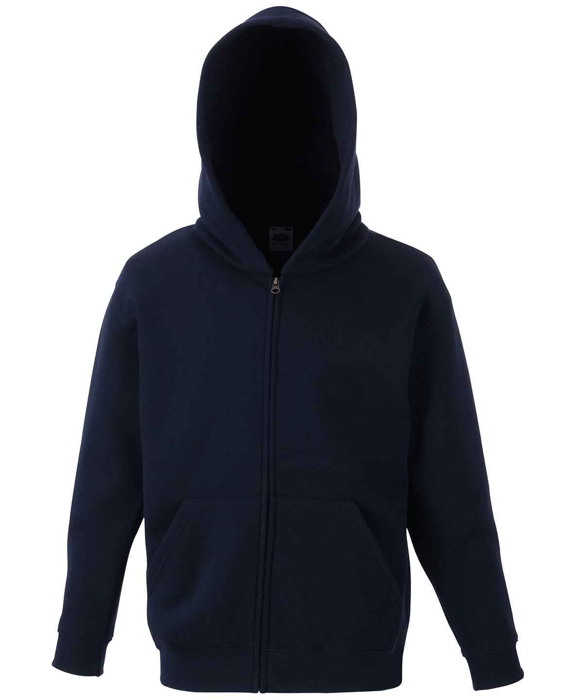 Fruit of the Loom Kids classic hooded sweatshirt jacket, image 4