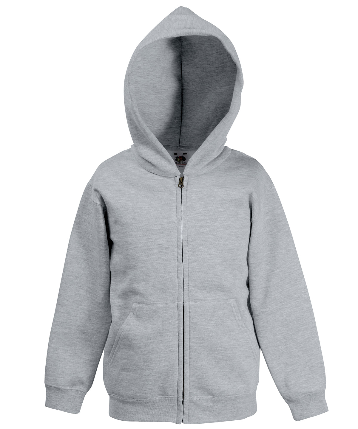 Fruit of the Loom Kids classic hooded sweatshirt jacket, image 5