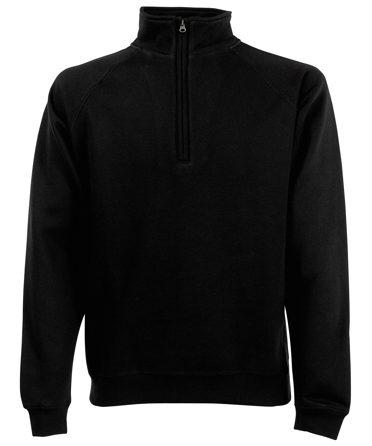 Fruit of the Loom Classic 80/20 zip neck sweatshirt, main product image