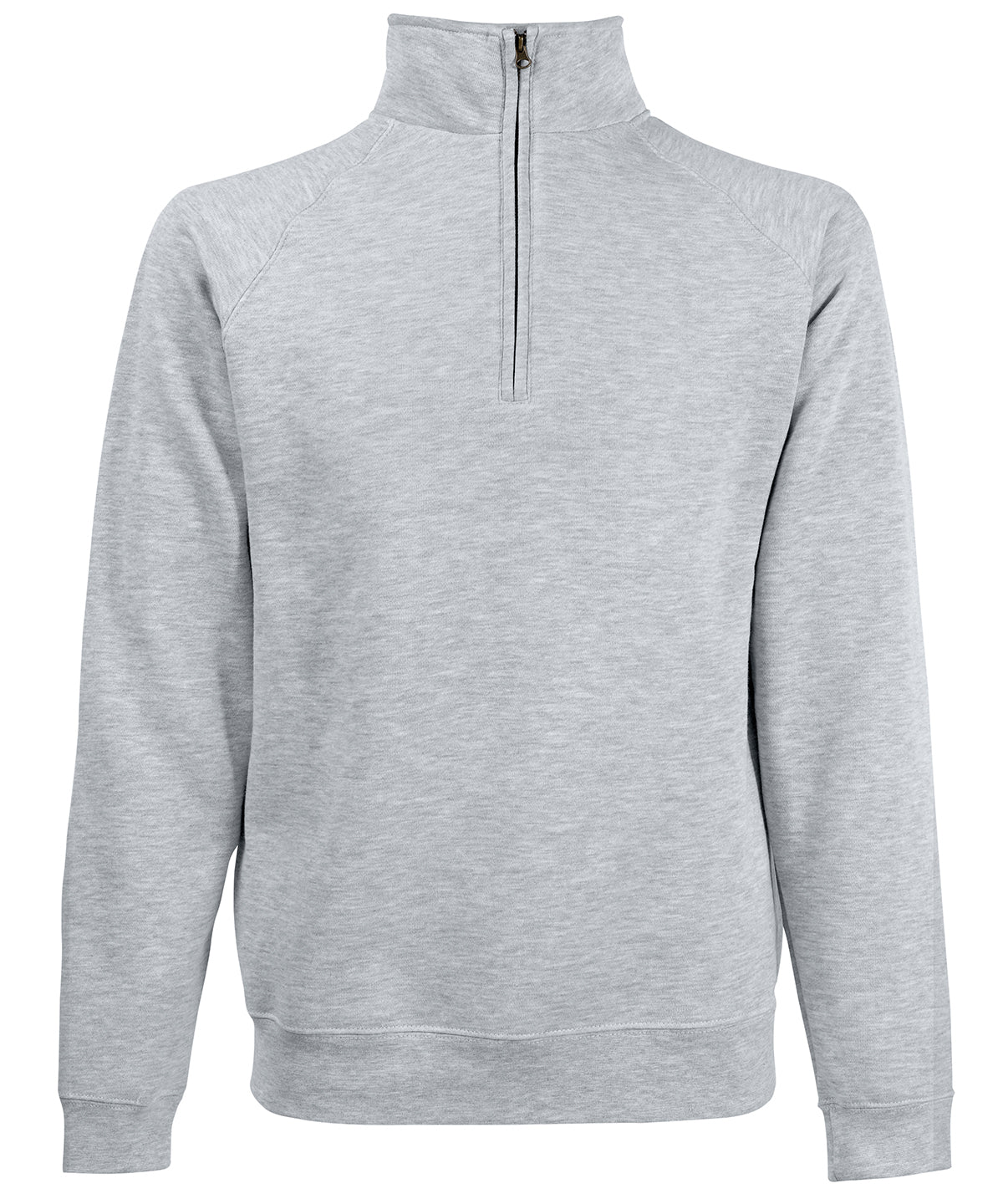 Fruit of the Loom Classic 80/20 zip neck sweatshirt, image 4