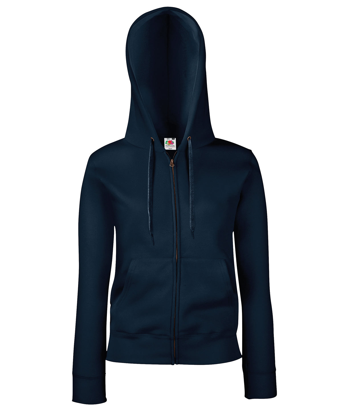 Fruit of the Loom Women's premium 70/30 hooded sweatshirt jacket, image 3