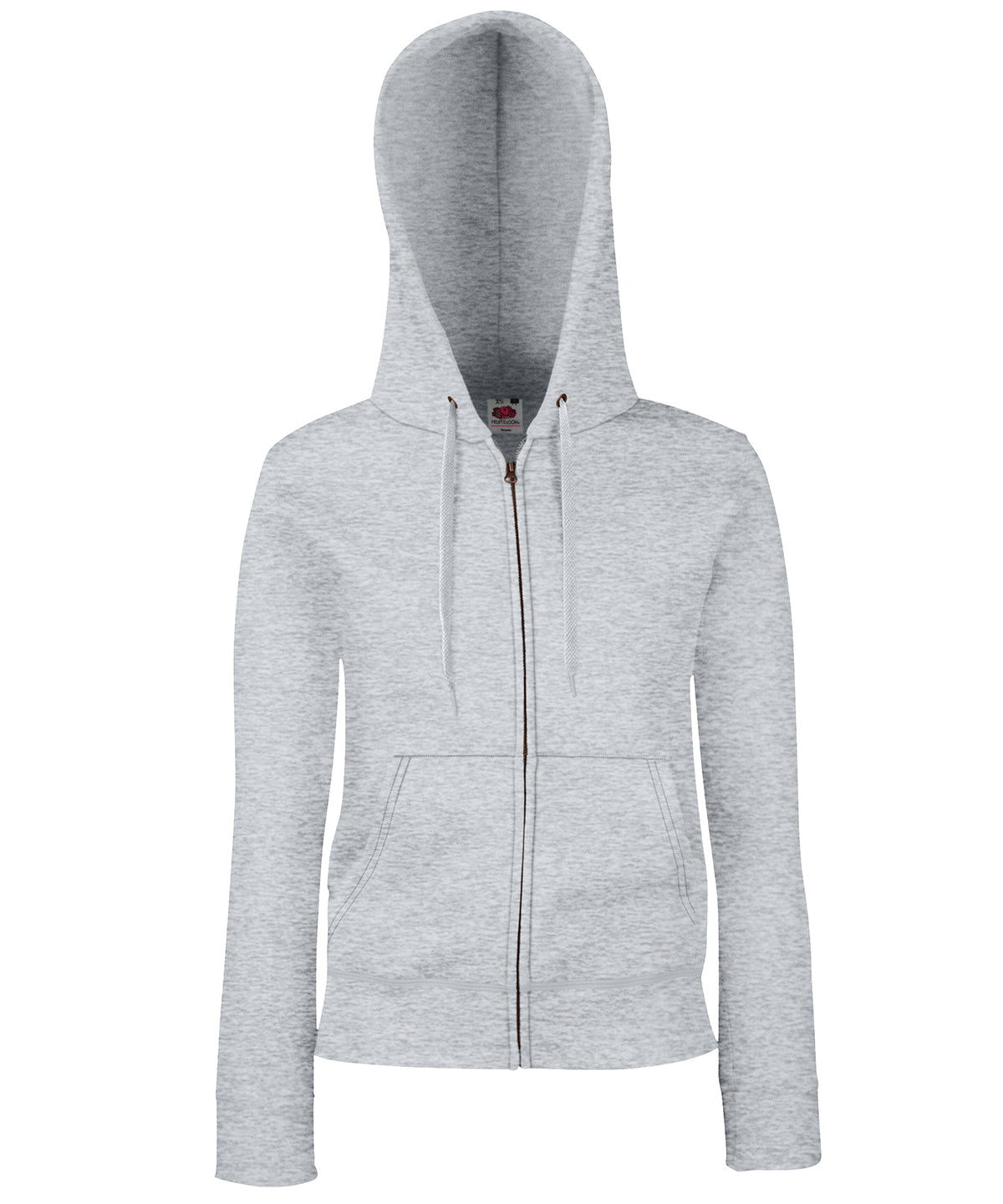 Fruit of the Loom Women's premium 70/30 hooded sweatshirt jacket, image 4