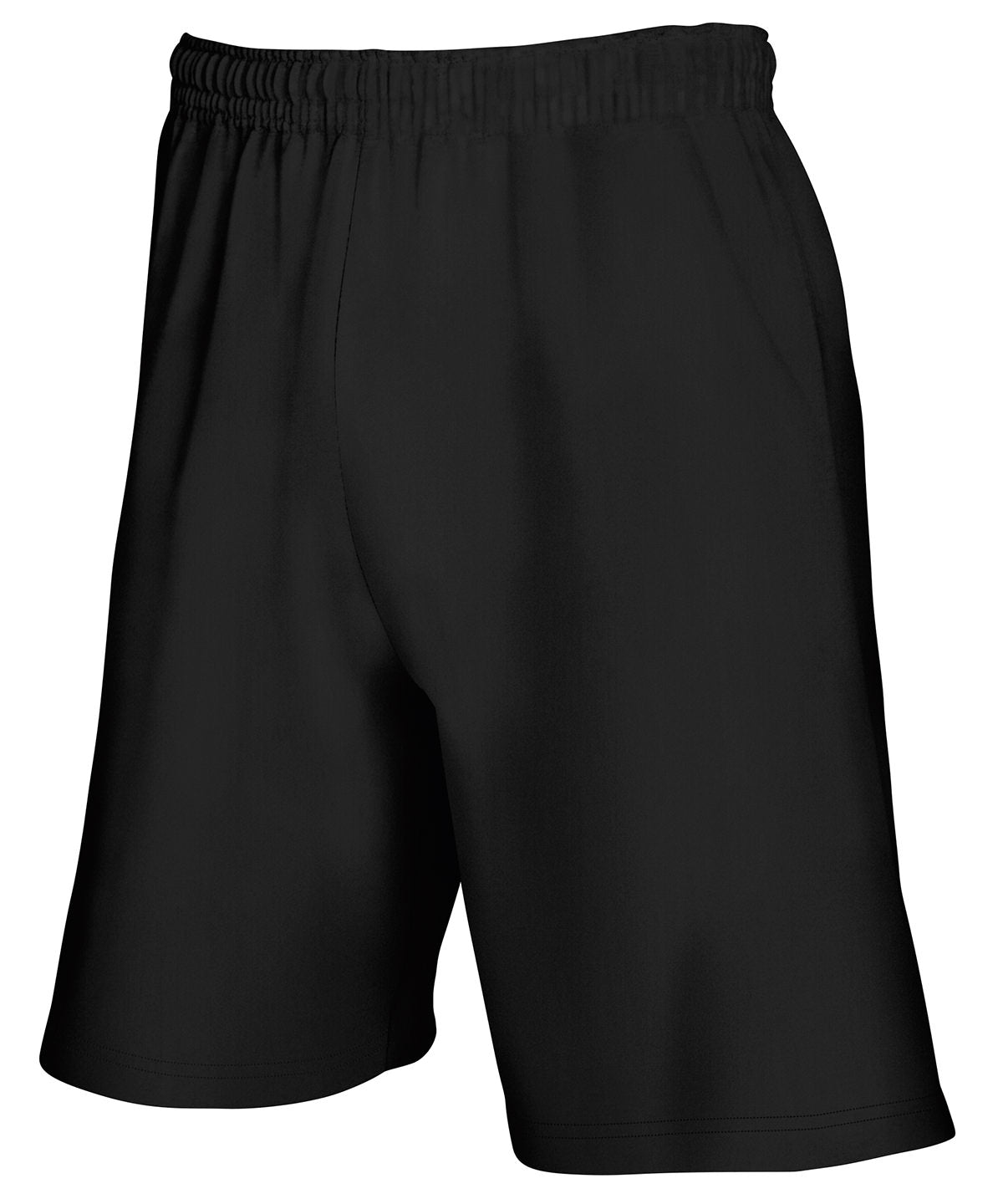 Fruit of the Loom Lightweight shorts in Black, front view