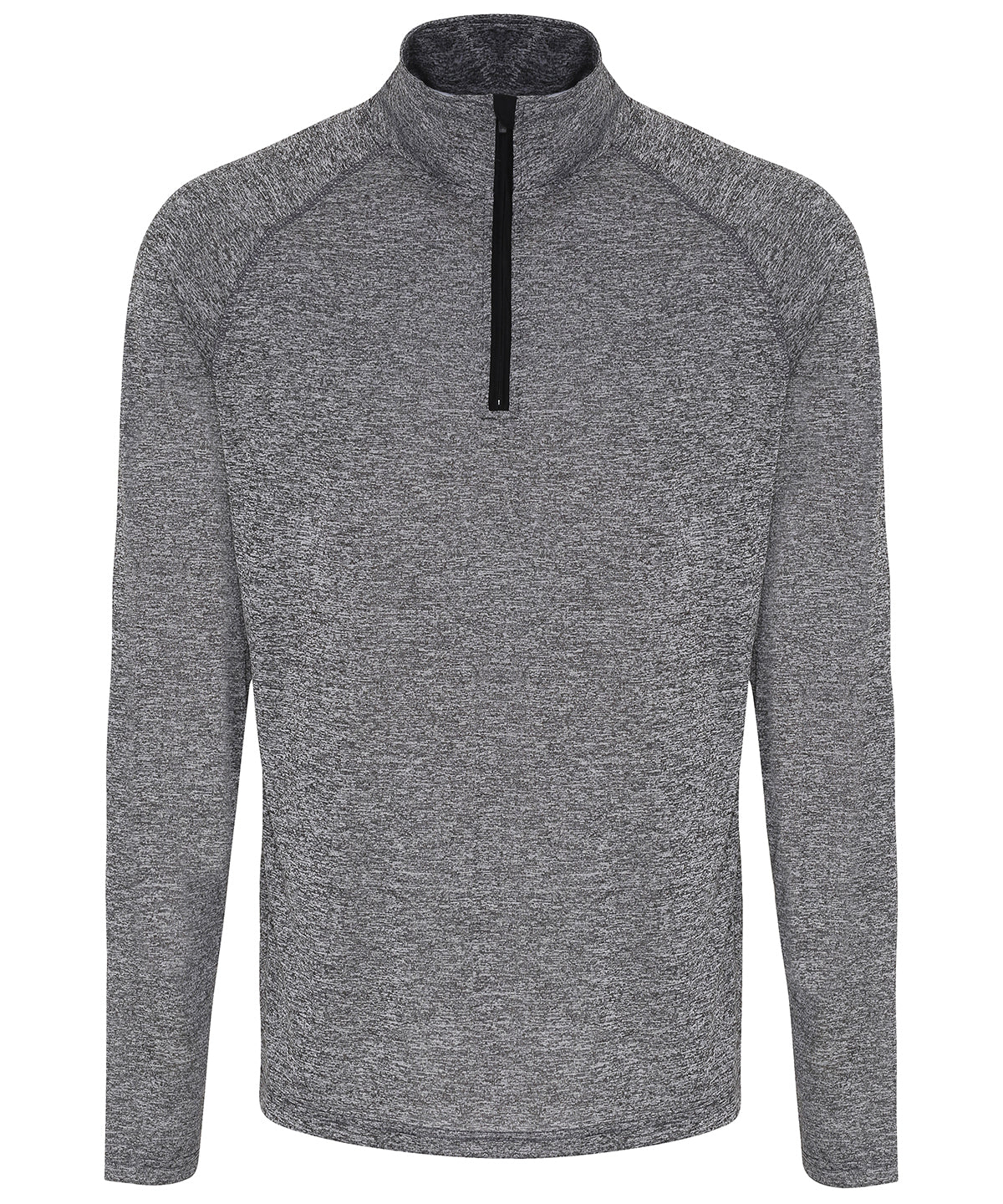 TriDri Men's long sleeve performance ¼ zip top, image 2