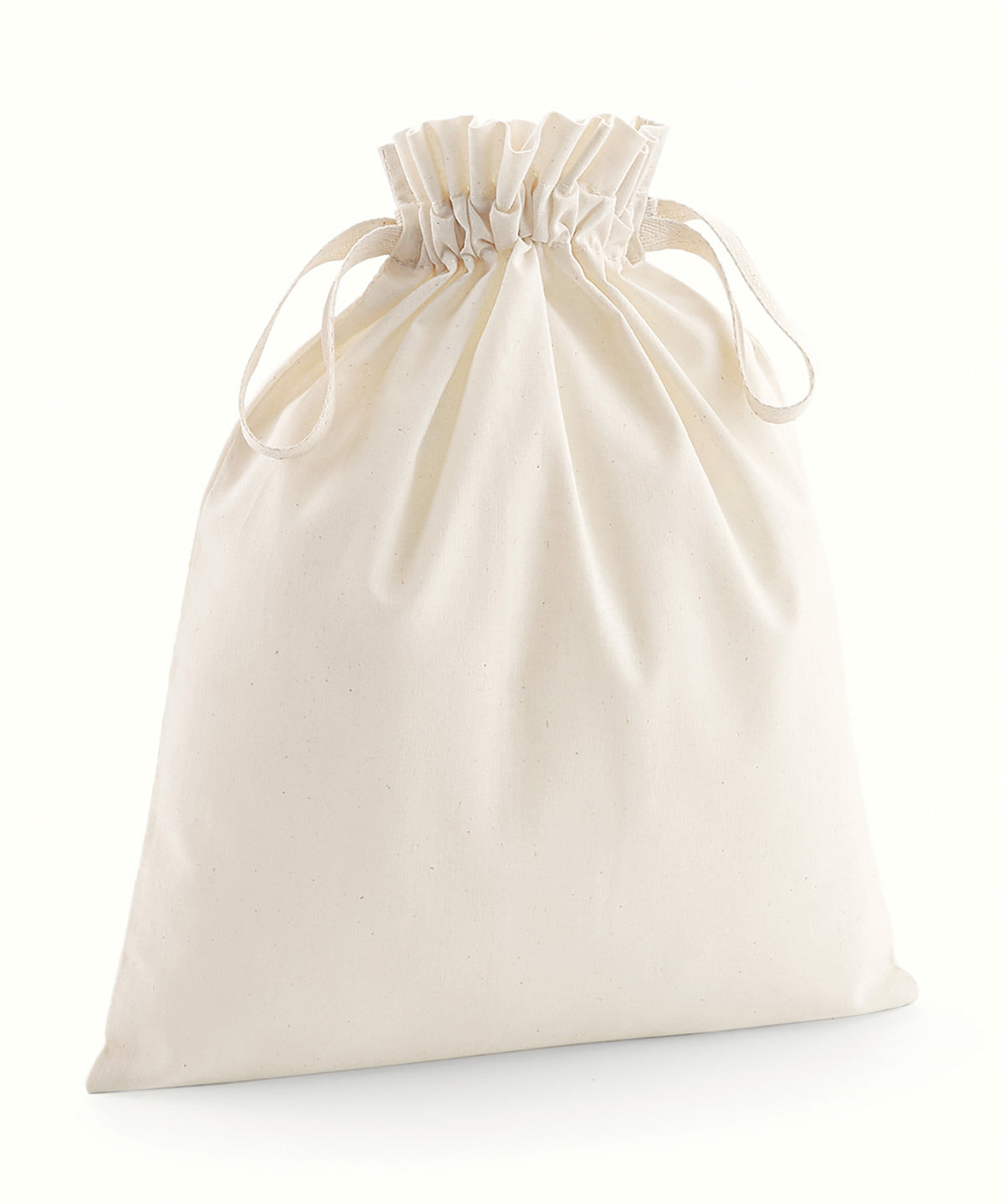 Westford Mill Organic cotton drawcord bag in Natural, image 2