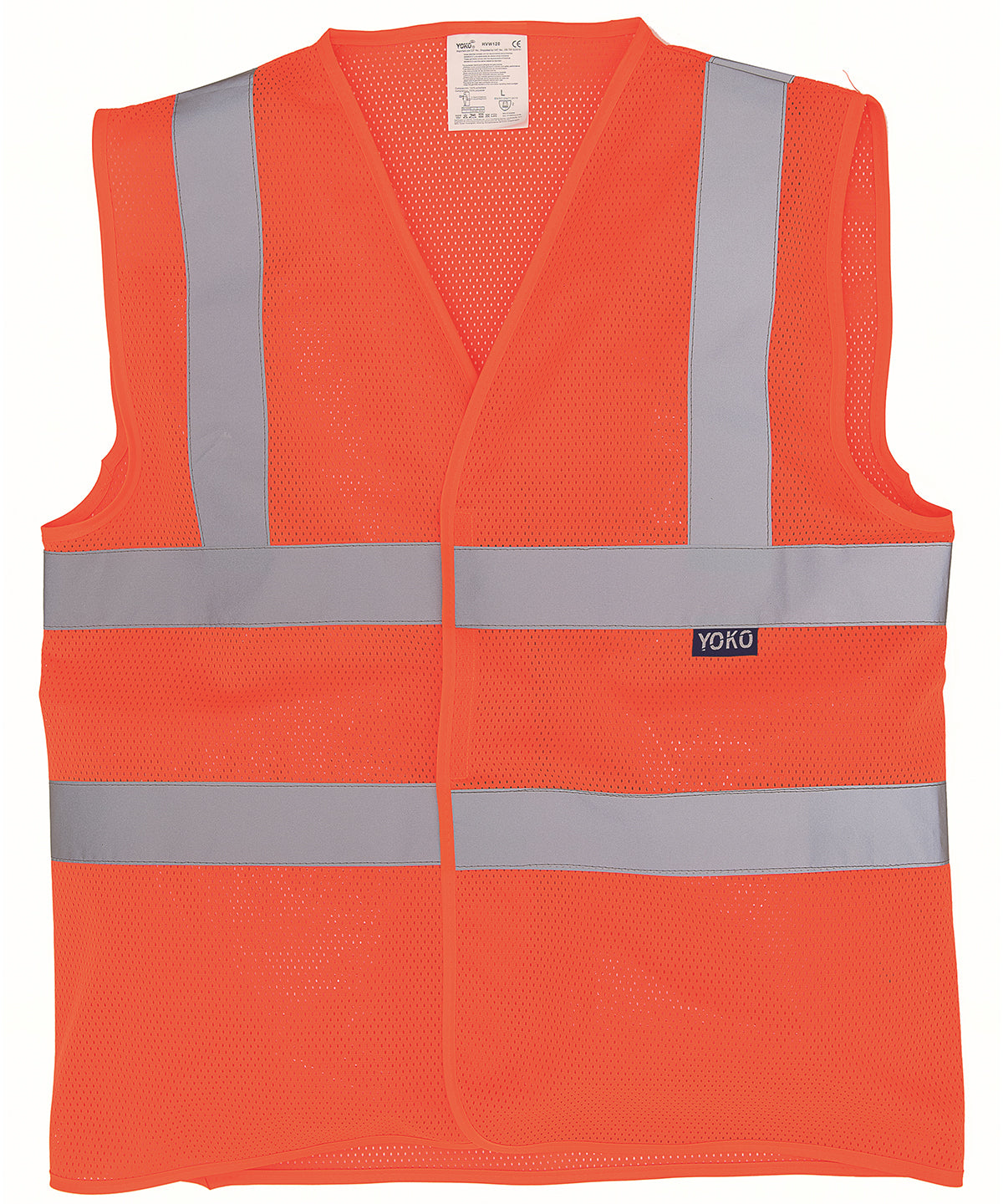 Yoko Top cool open mesh 2-band-and-braces waistcoat, image 3
