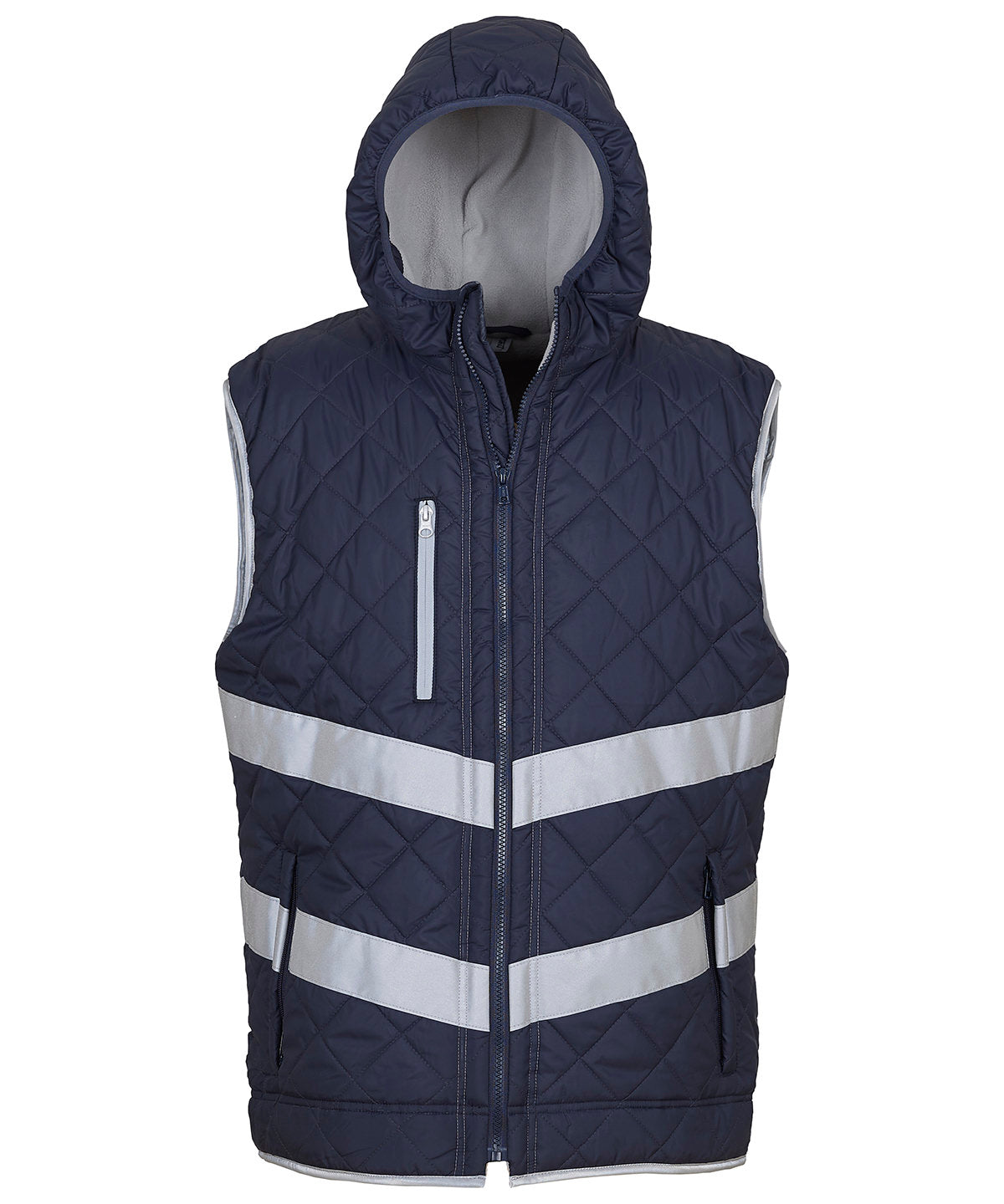 Yoko Hi-vis Kensington hooded gilet, image 2