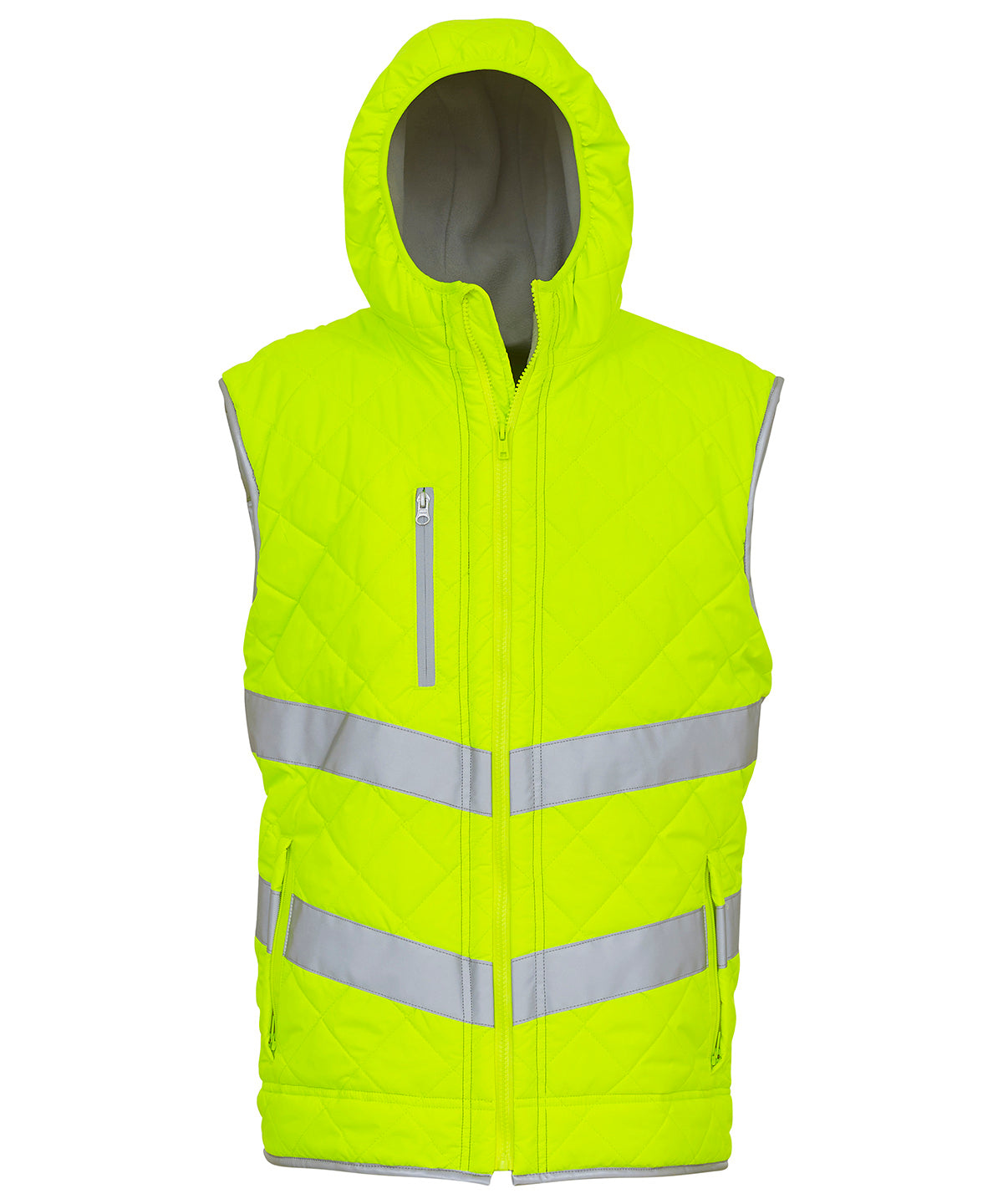 Yoko Hi-vis Kensington hooded gilet, image 4