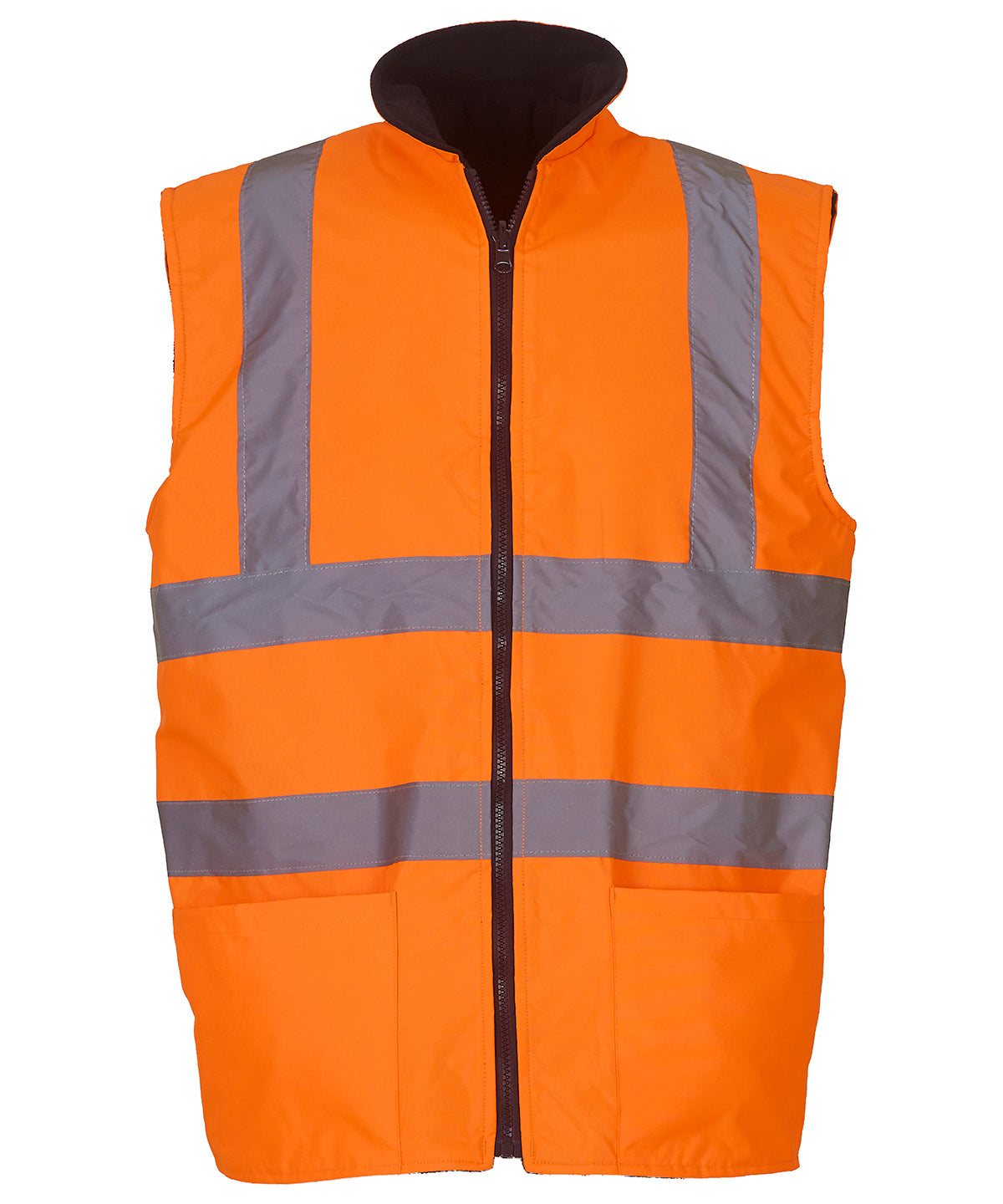 Yoko Hi-vis reversible fleece bodywarmer, image 2