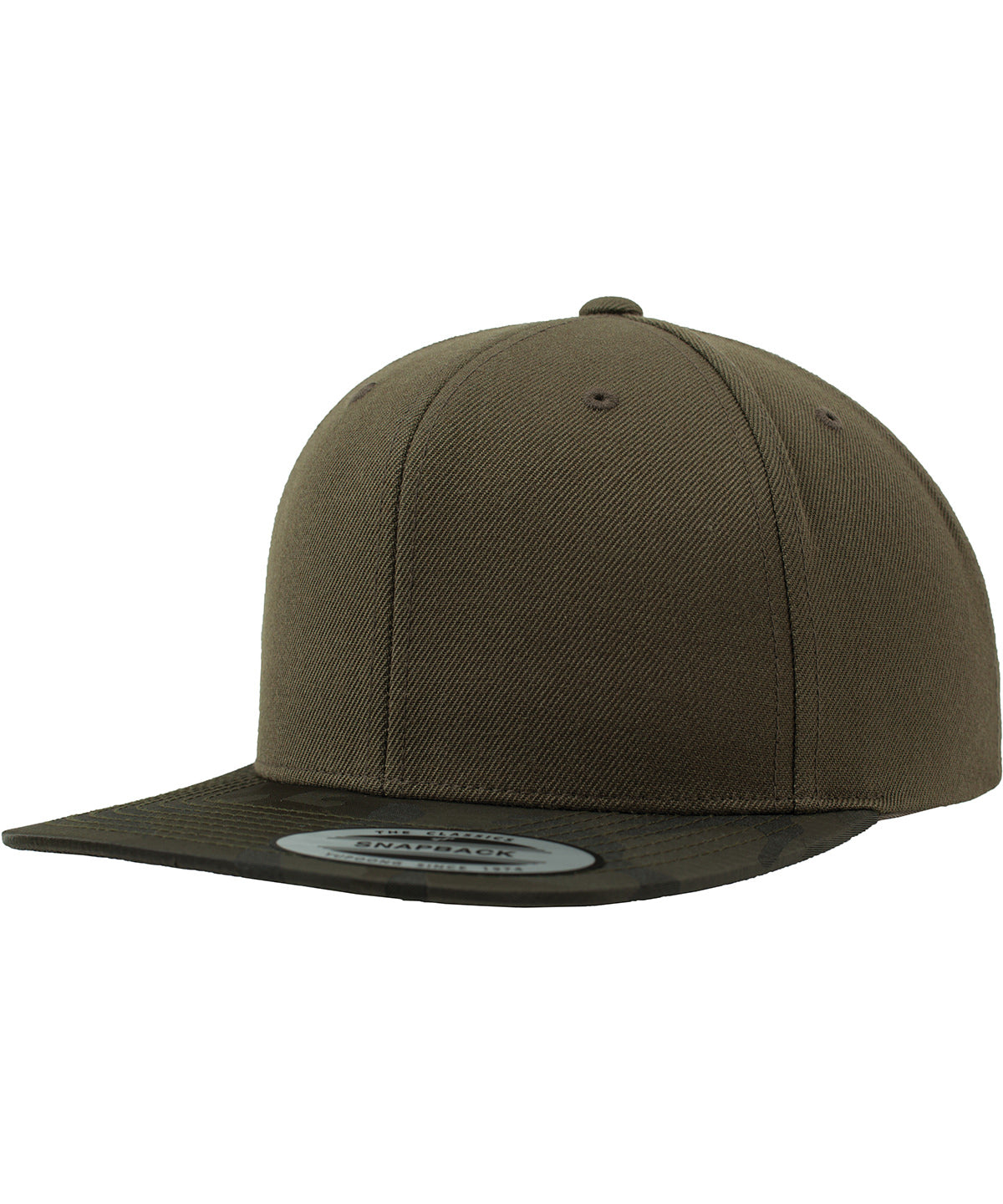 Flexfit by Yupoong Camo visor snapback, image 4