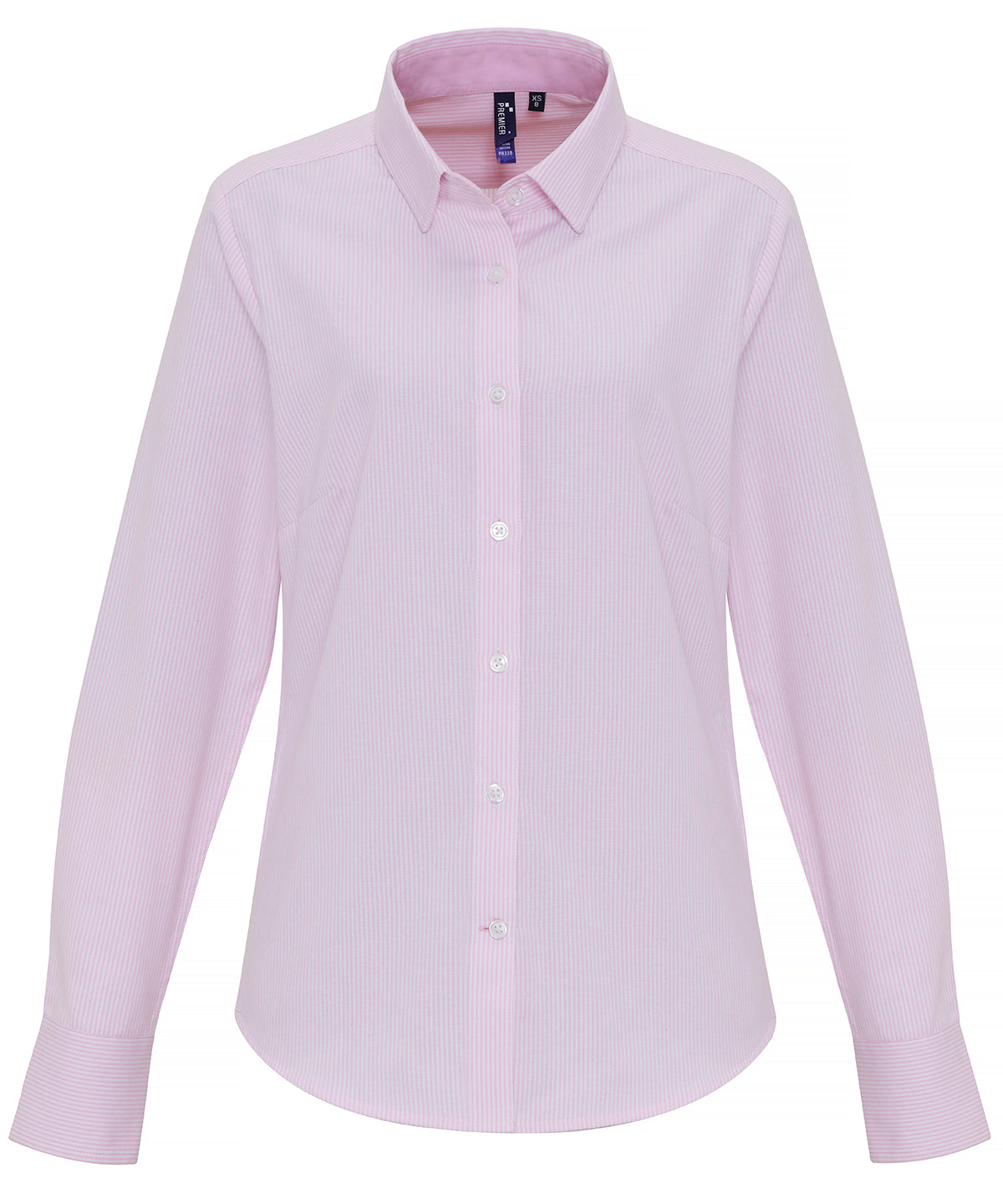 Premier Women's cotton-rich Oxford stripes blouse, image 5