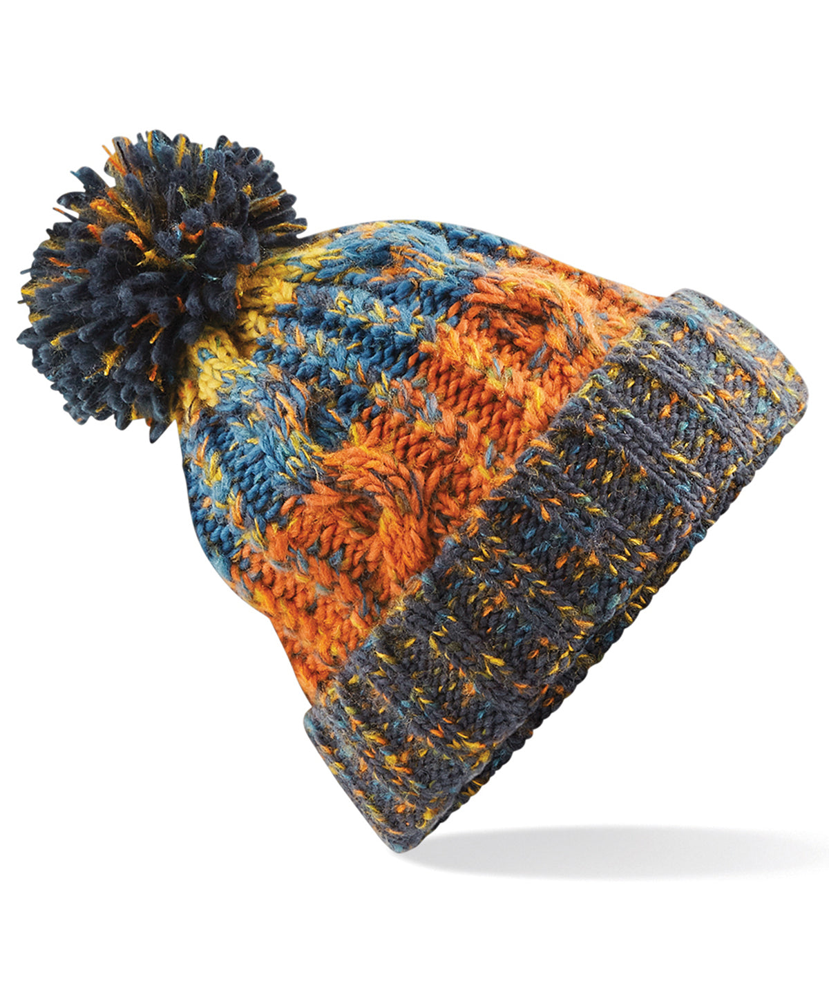 Beechfield Corkscrew pom pom beanie, image 14