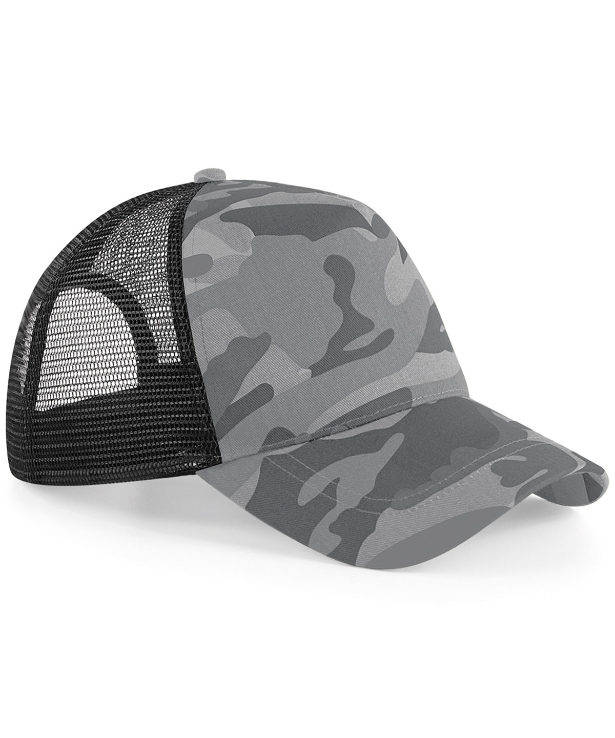 Beechfield Camo snapback trucker, image 2