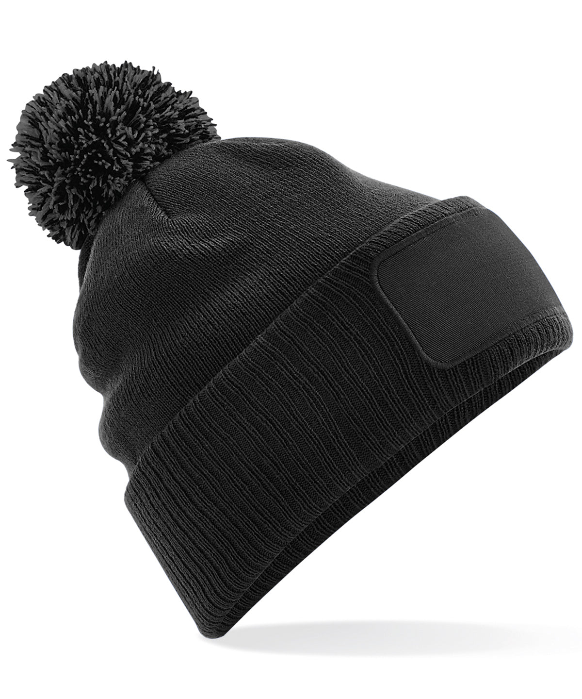 Beechfield Snowstar patch beanie, main product image