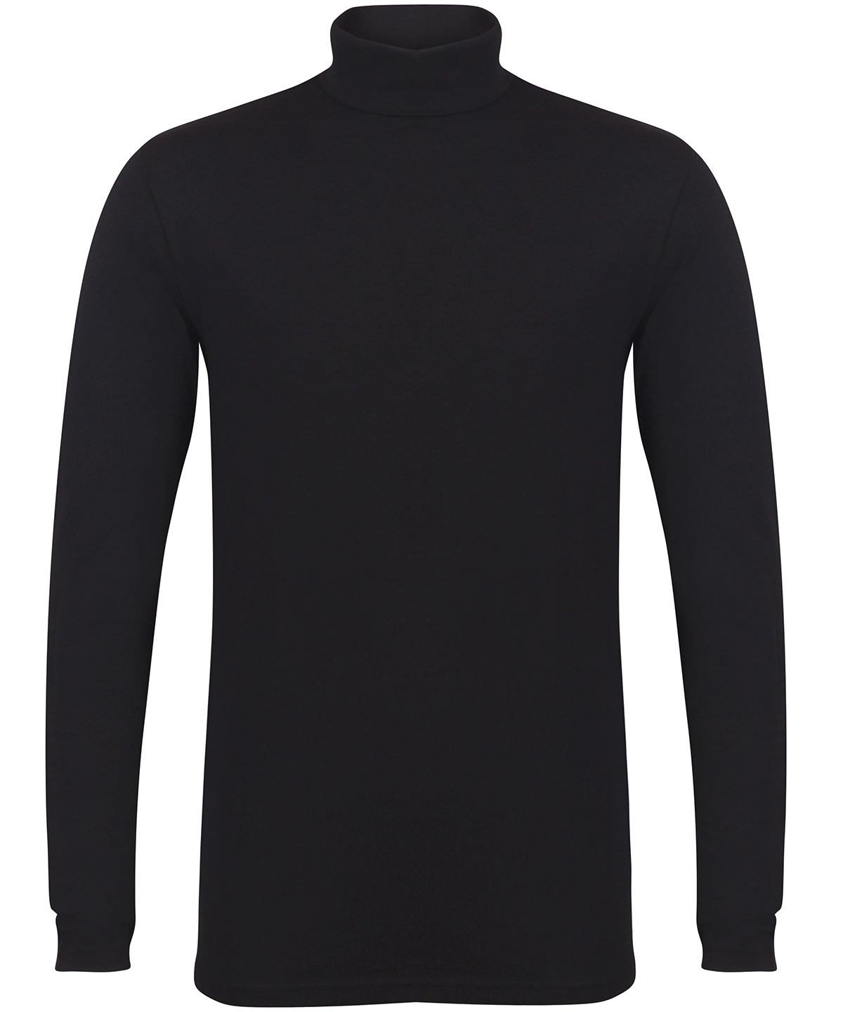 SF Feel good roll neck top in Black, image 3