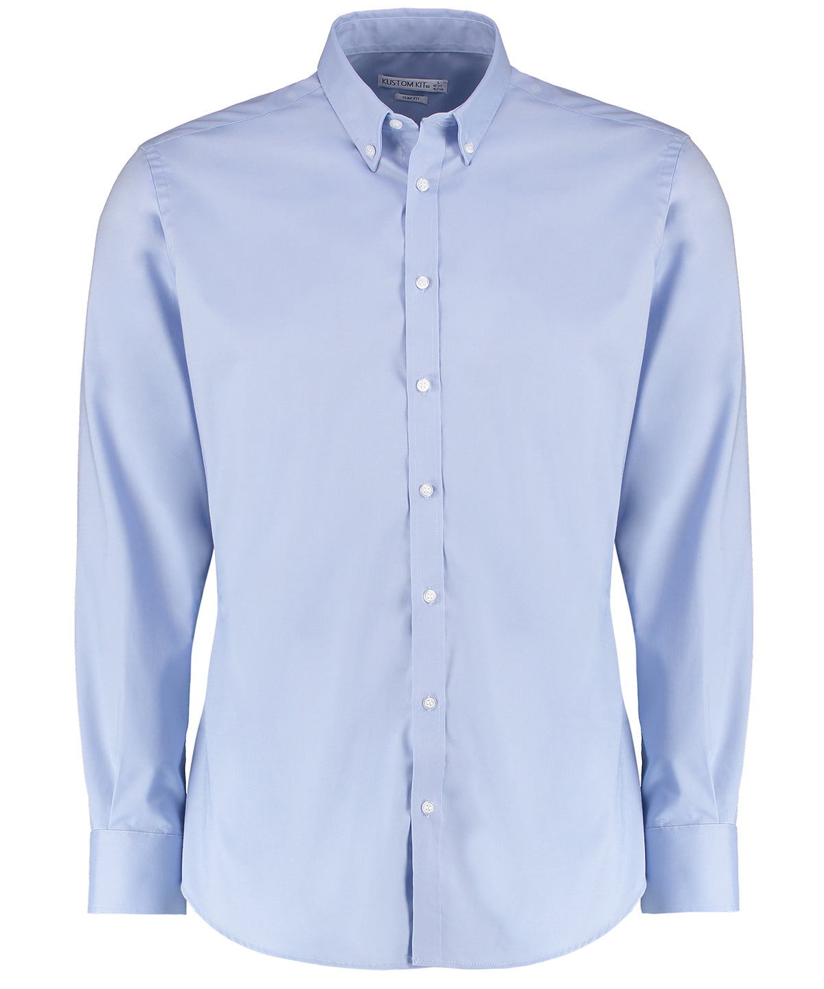 Kustom Kit Stretch Oxford shirt long-sleeved (slim fit), image 2