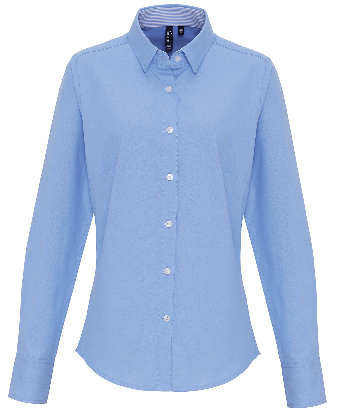Premier Women's cotton-rich Oxford stripes blouse, image 3