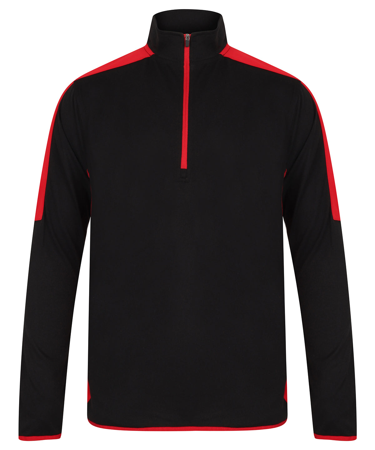 Finden & Hales ¼ zip mid-layer with contrast panelling, image 4