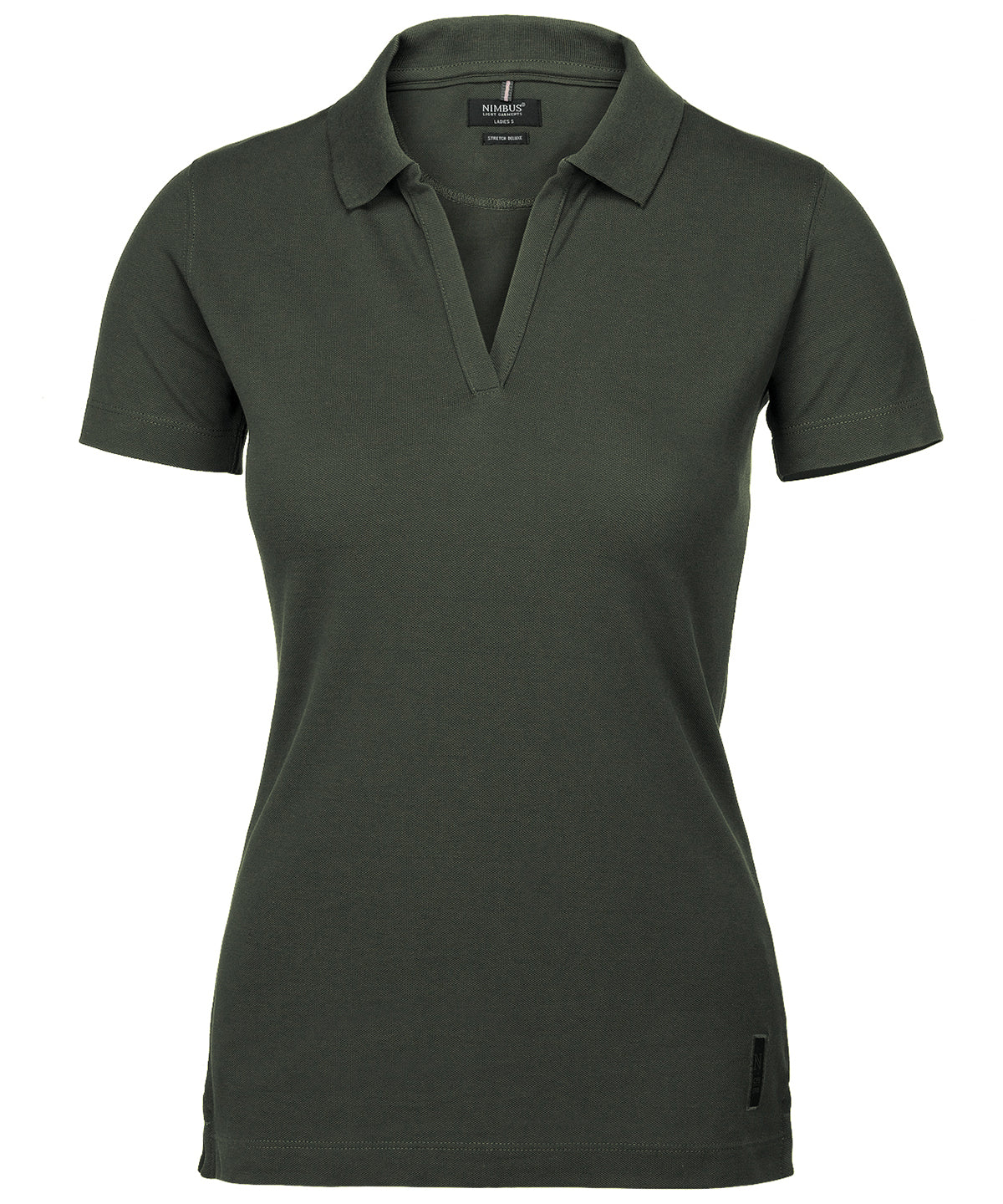 Nimbus Women’s Harvard v-neck – stretch deluxe polo, image 8
